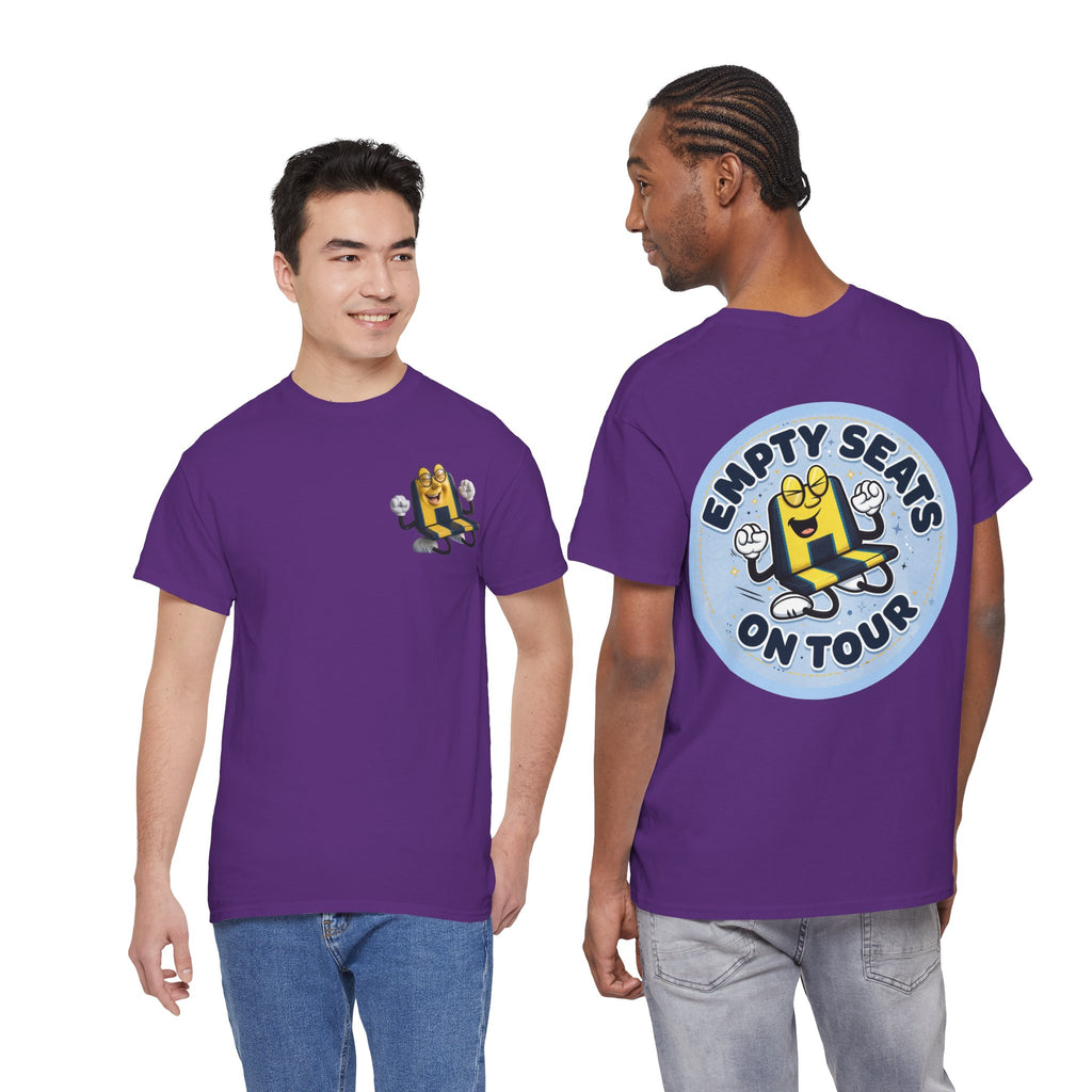 Manchester City T‑Shirt — "Empty Seats On Tour" Cartoon Seat Graphic Tee