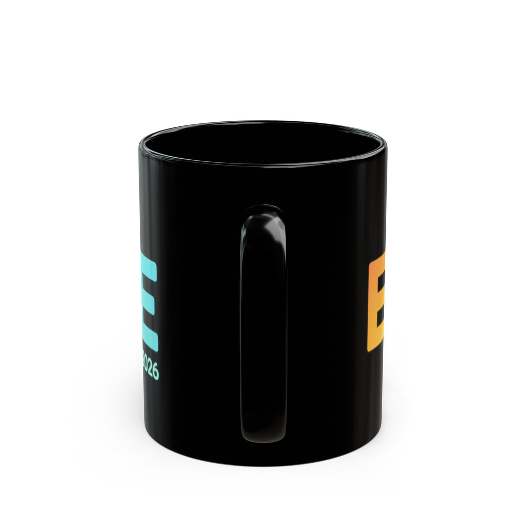Eclipse 2026 Black Coffee Mug — Aug 12 2026 Solar Eclipse Souvenir (11oz/15oz)