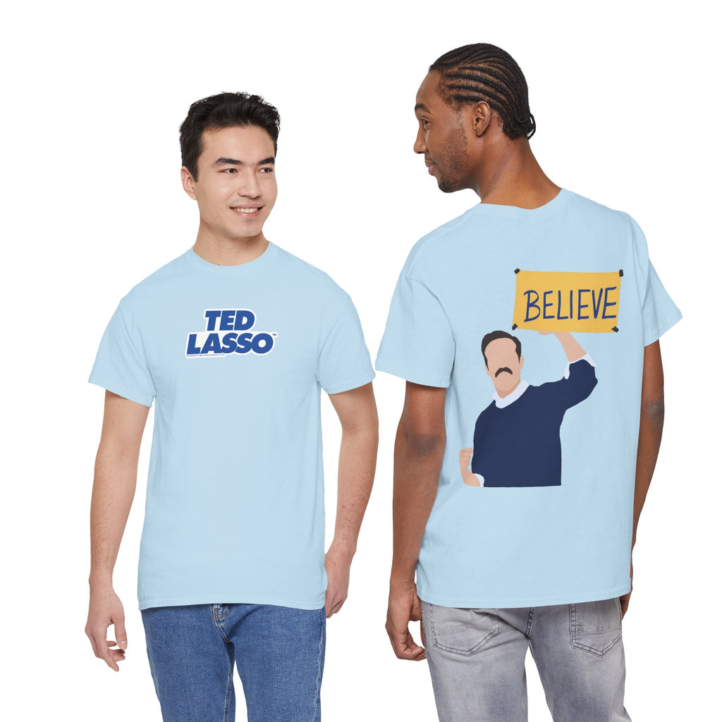 Ted Lasso Inspired "Believe" Tee — Inspirational TV Fan Shirt Cotton T-Shirt