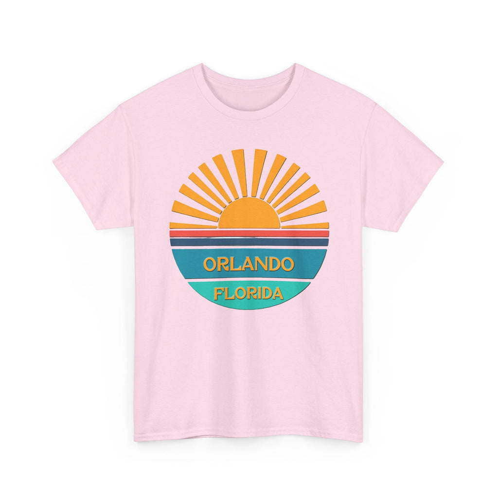 Orlando Florida Sunset T-Shirt – Retro Sunburst Vacation Tee
