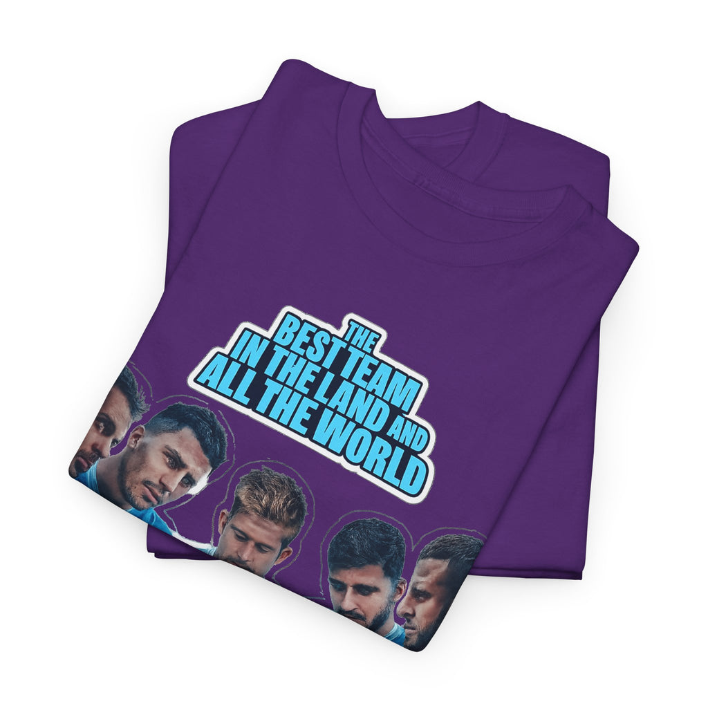 Manchester City — "Best Team in the Land and All the World" Cotton T-Shirt