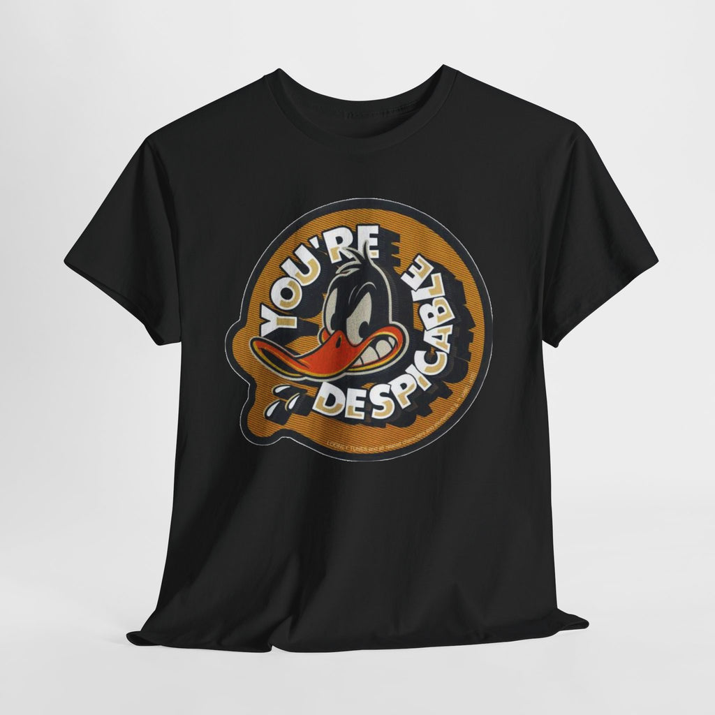 Vintage Daffy Duck Graphic Tee — “You're Despicable” Retro Cartoon Shirt