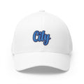 Embroidered "City" Script Closed-Back Baseball Cap