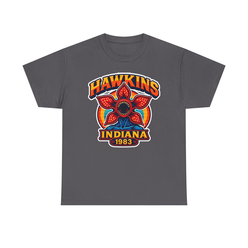 Hawkins Indiana 1983 Demogorgon Floral Cotton T-Shirt