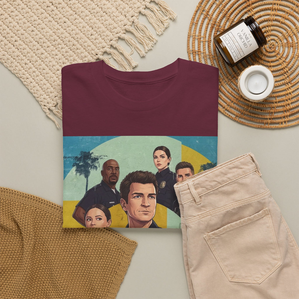 The Rookie TV Cast Graphic Tee — Vintage Poster Style Shirt