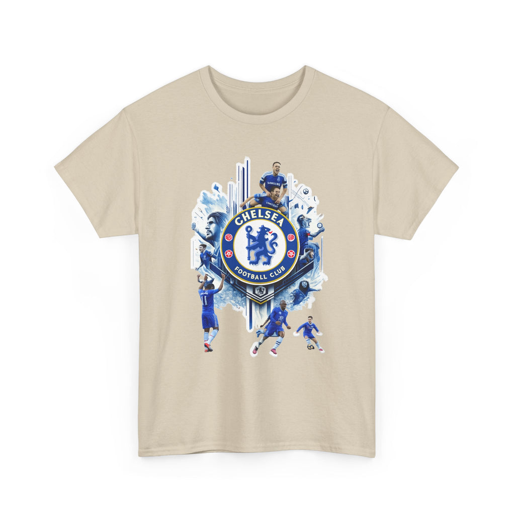 Chelsea FC Crest Players T-Shirt — Blue Football Fan Tee