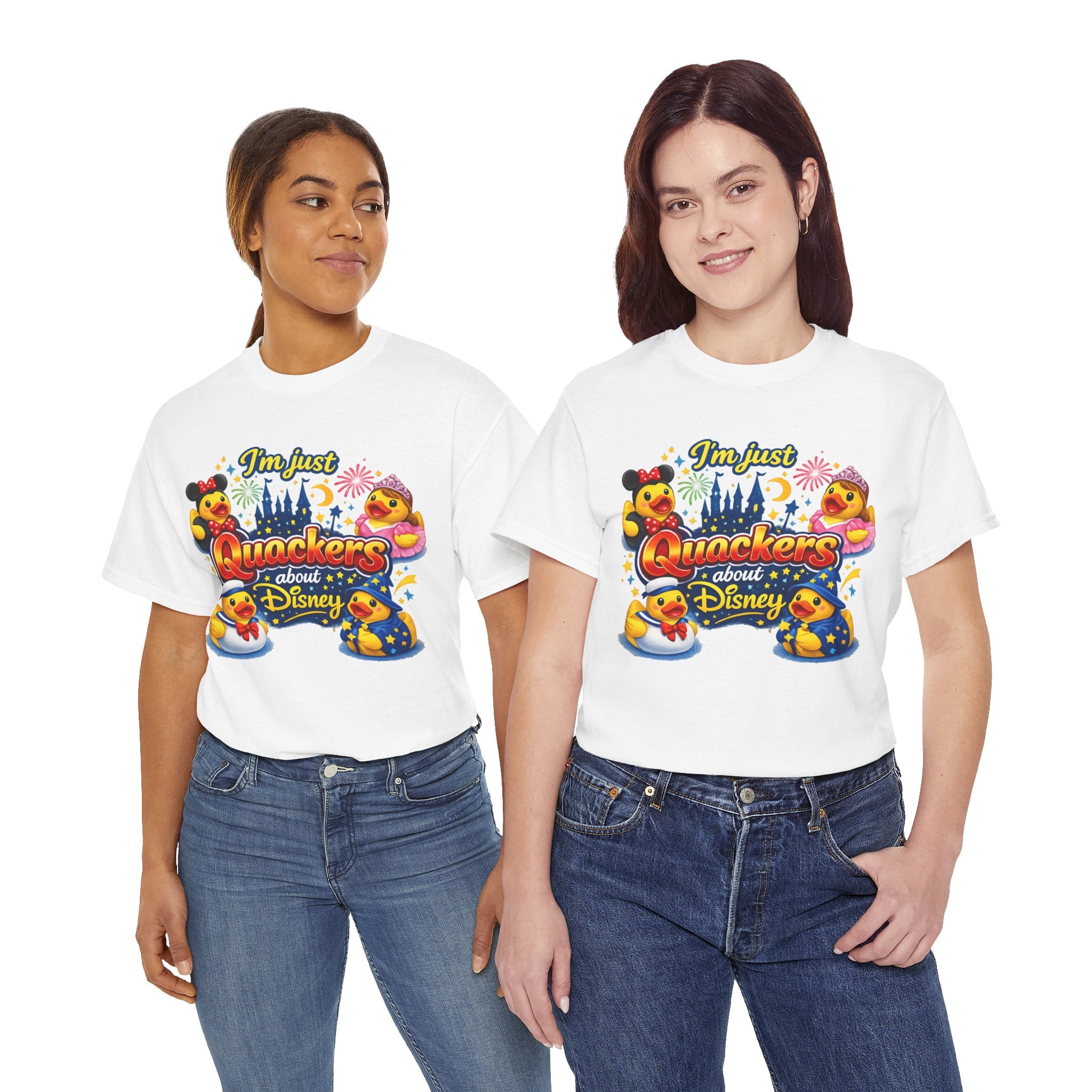 Quackers About Disney Rubber Duck Tee — "I'm Just Quackers About Disney" Graphic T-Shirt
