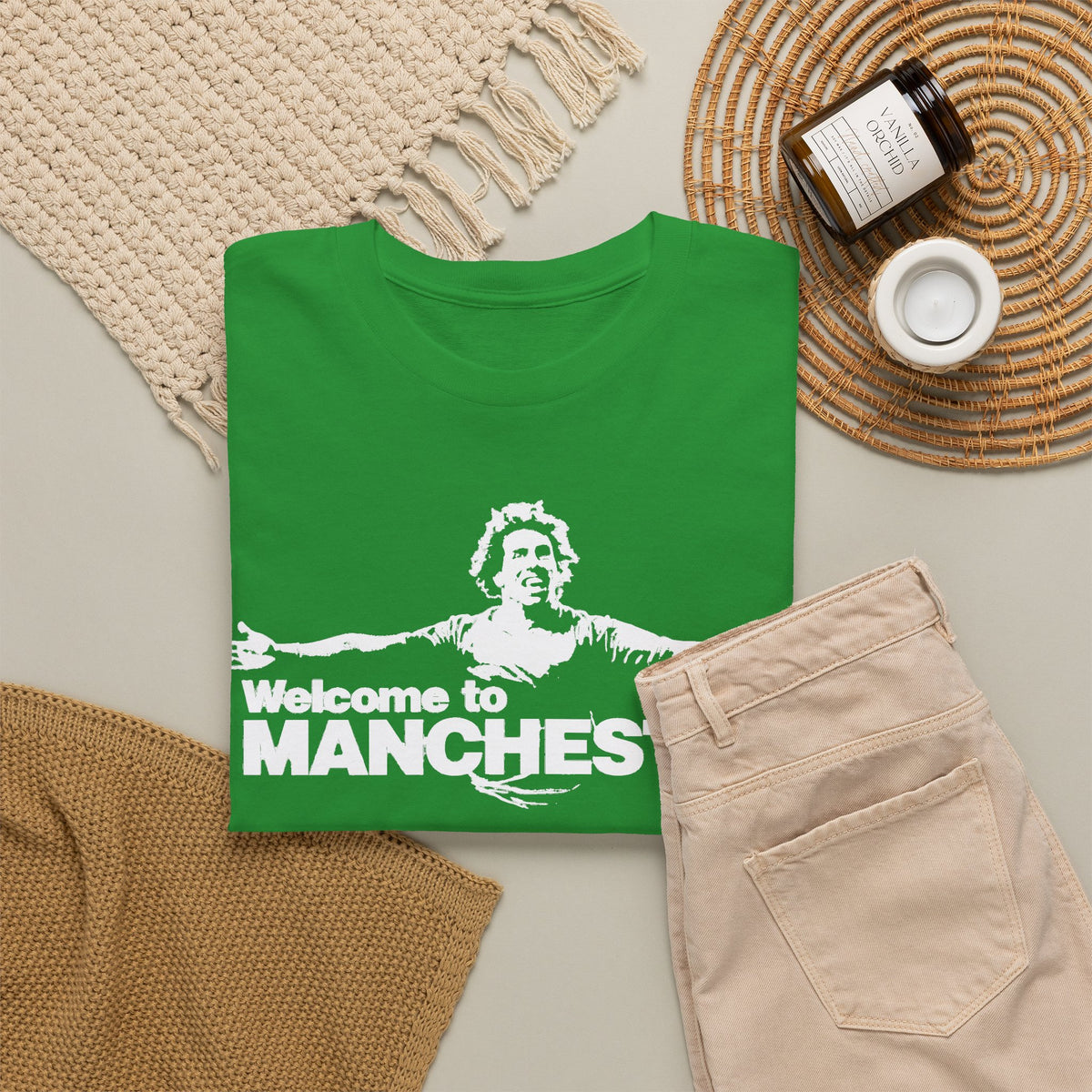 Welcome to Manchester Tee — Retro Carlos Tevez Manchester City Graphic Cotton T-Shirt