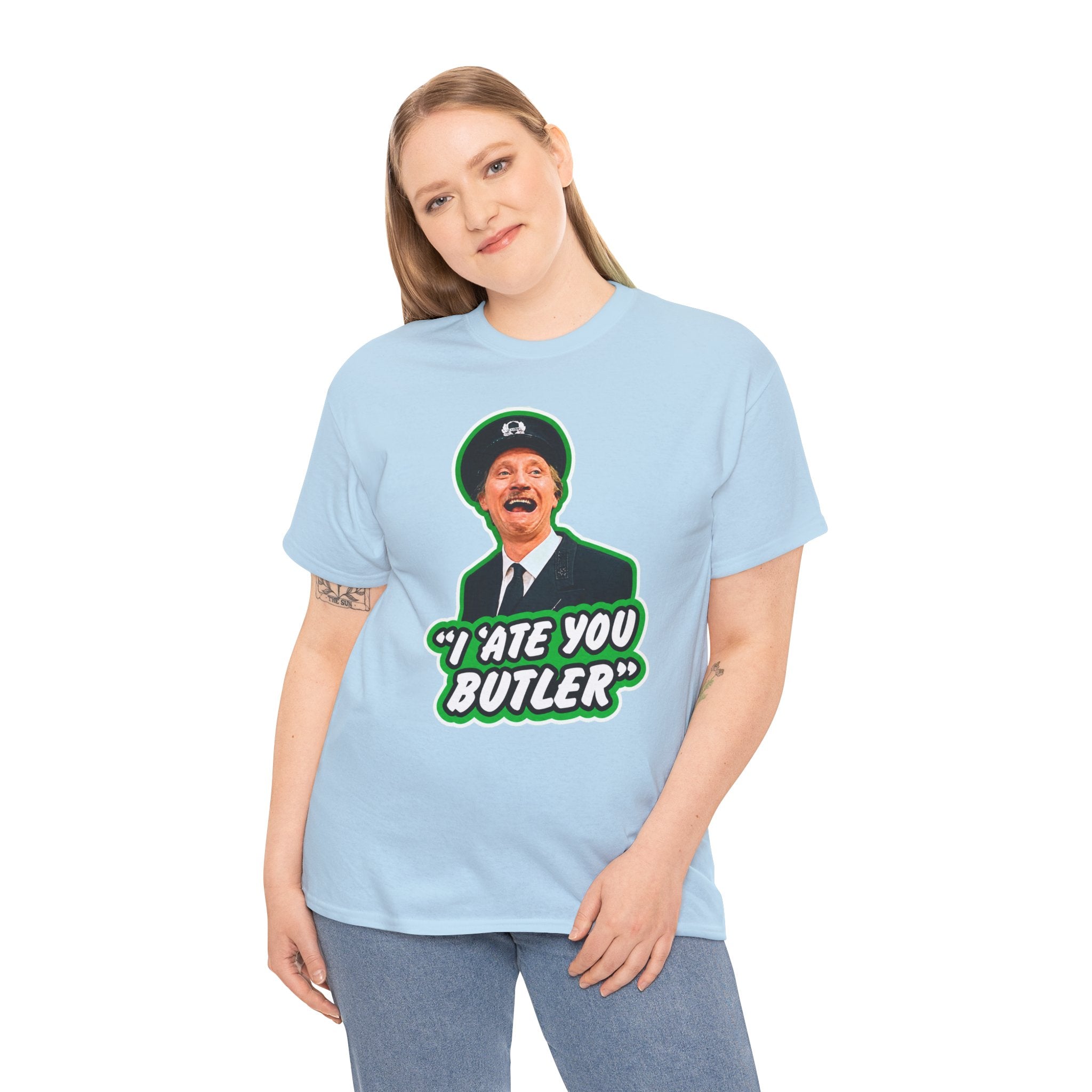 I Ate You Butler T-Shirt — Funny Retro Butler Graphic Tee