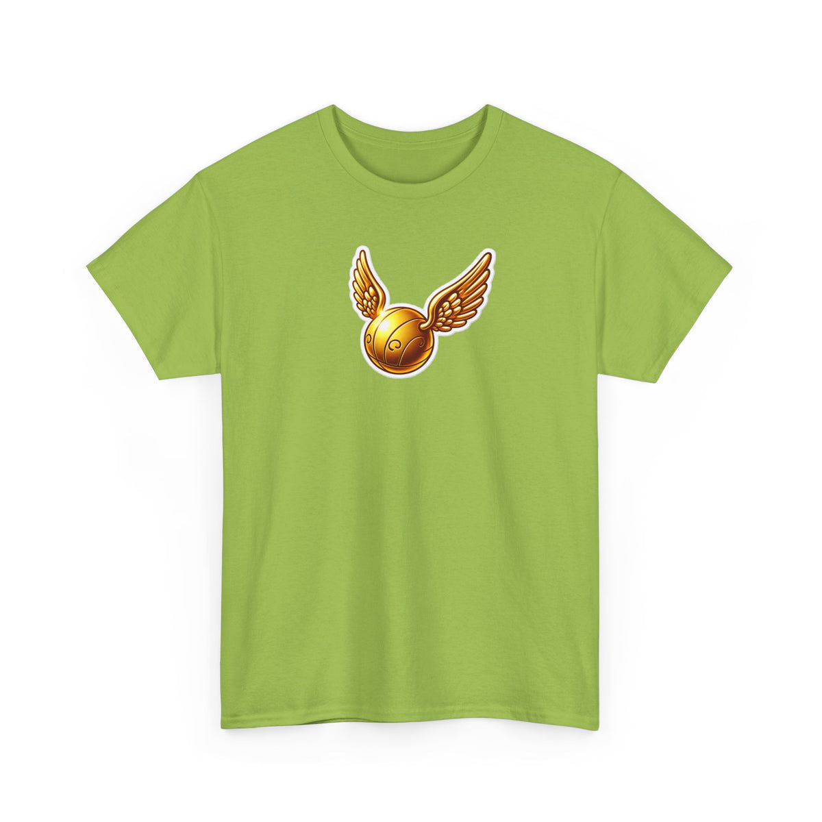 Golden Snitch Cotton T‑Shirt — Quidditch Wizarding Fan Tee