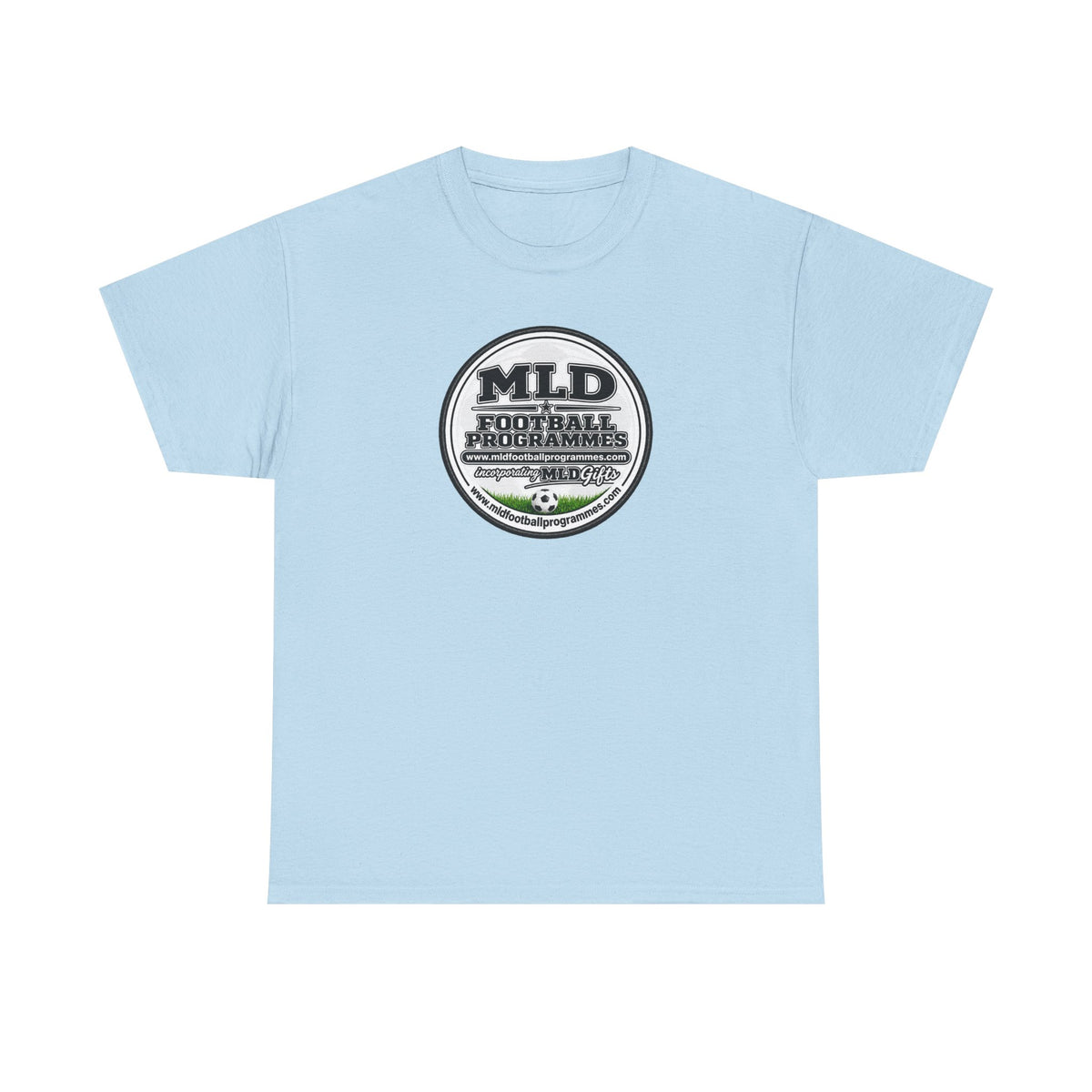 MLD Football Programmes Vintage Logo Cotton T-Shirt