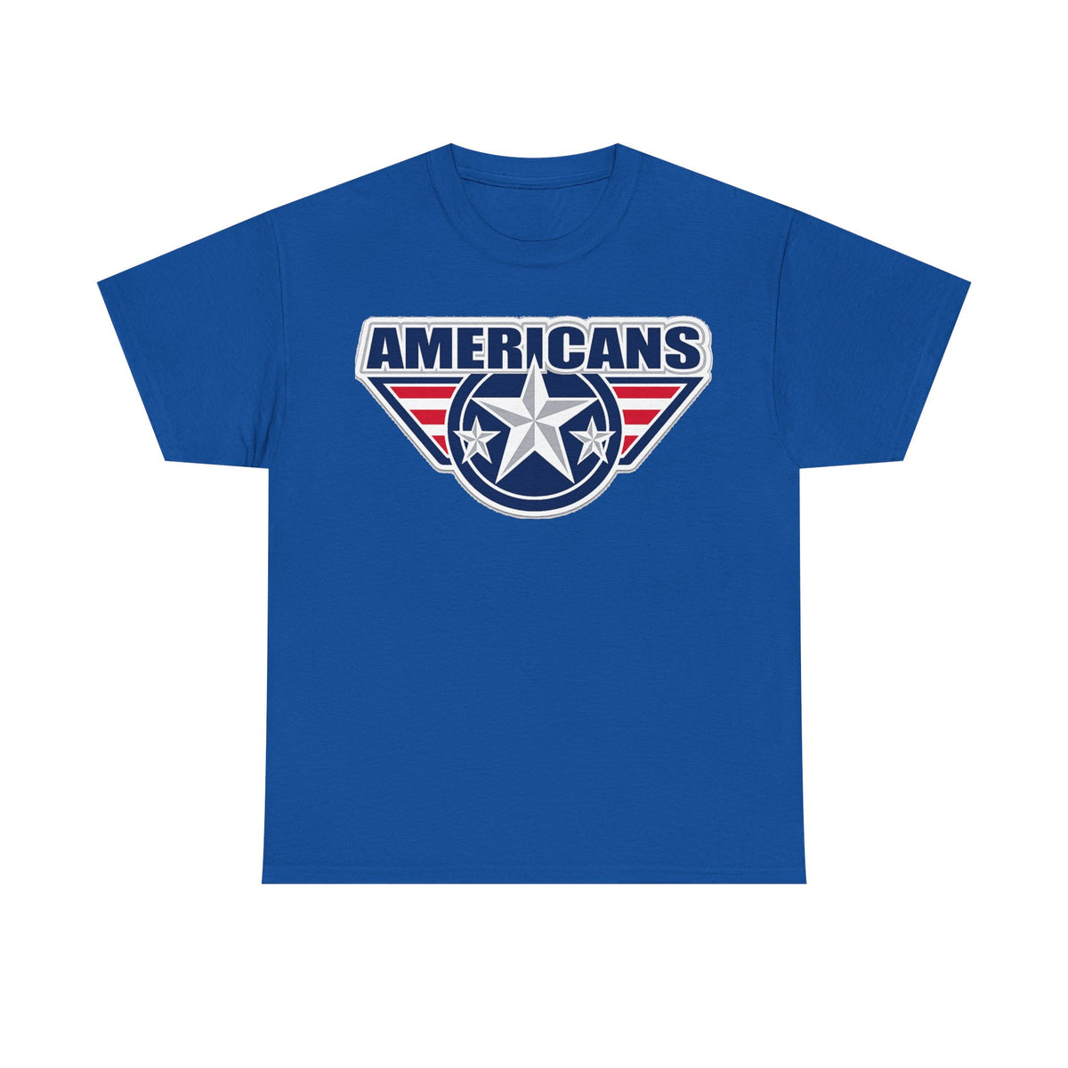 Americans Patriotic Star T‑Shirt — Red White Blue USA Graphic Tee