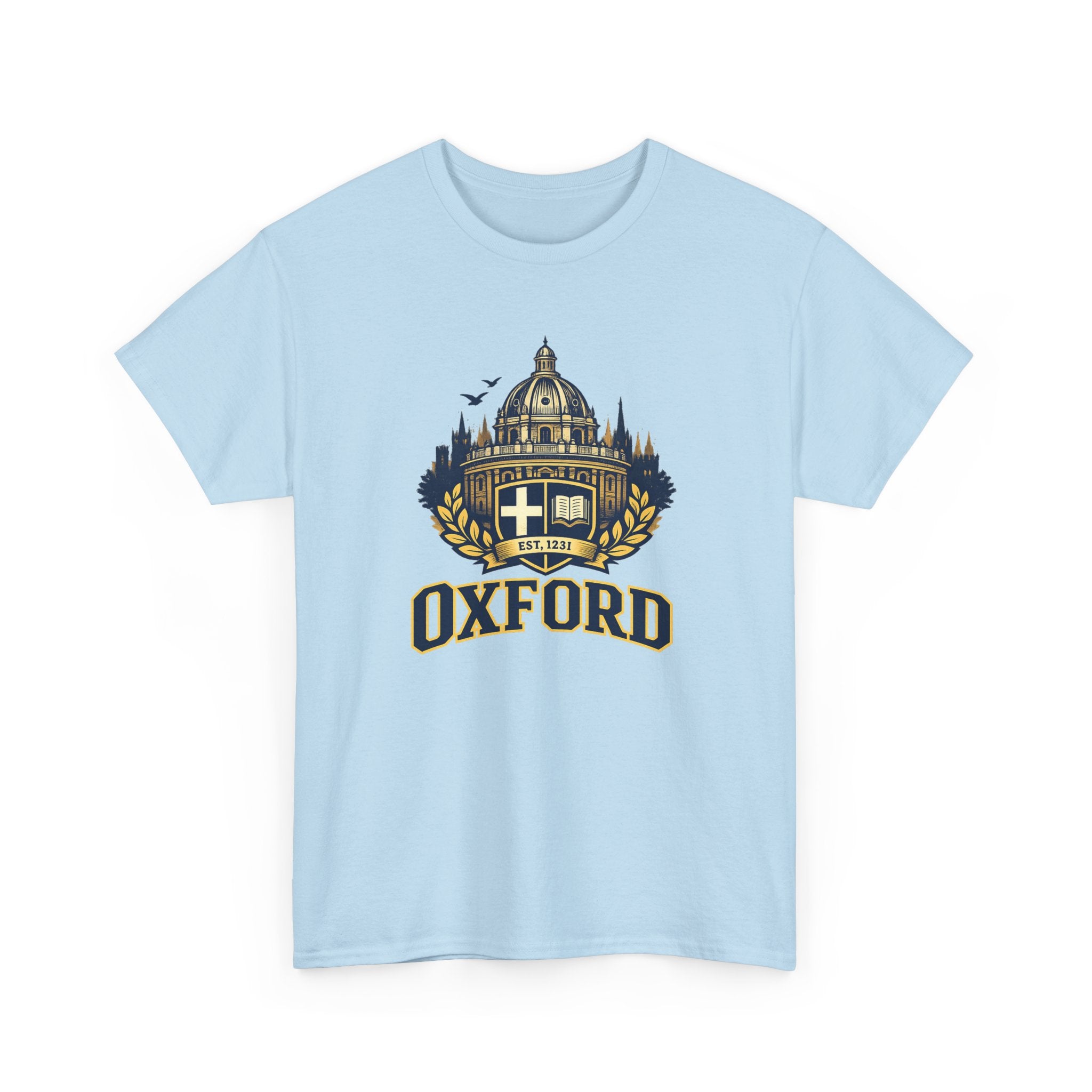 Oxford Crest T-Shirt — Vintage University Graphic Tee