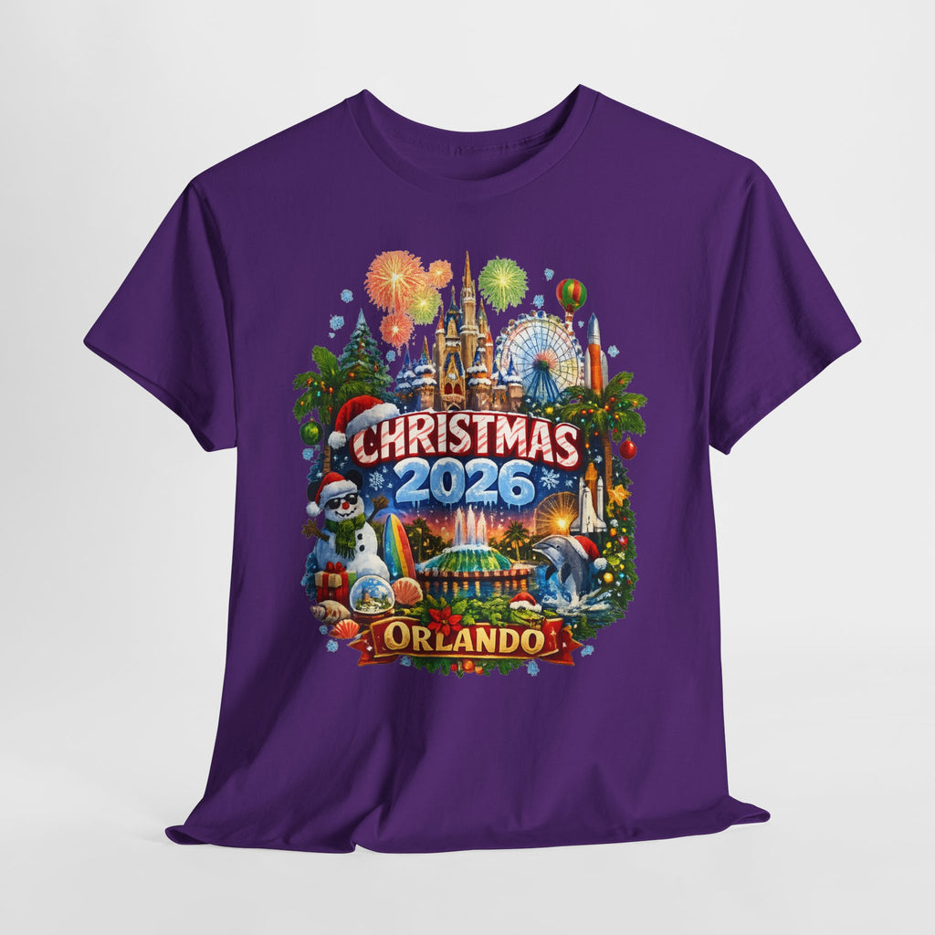 Christmas 2026 Orlando T-Shirt — Holiday Theme Park Souvenir Tee