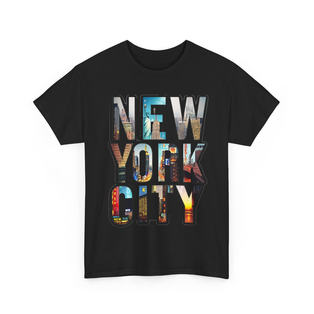 New York City Photo-Block Tee — Vintage Skyline Graphic T-Shirt