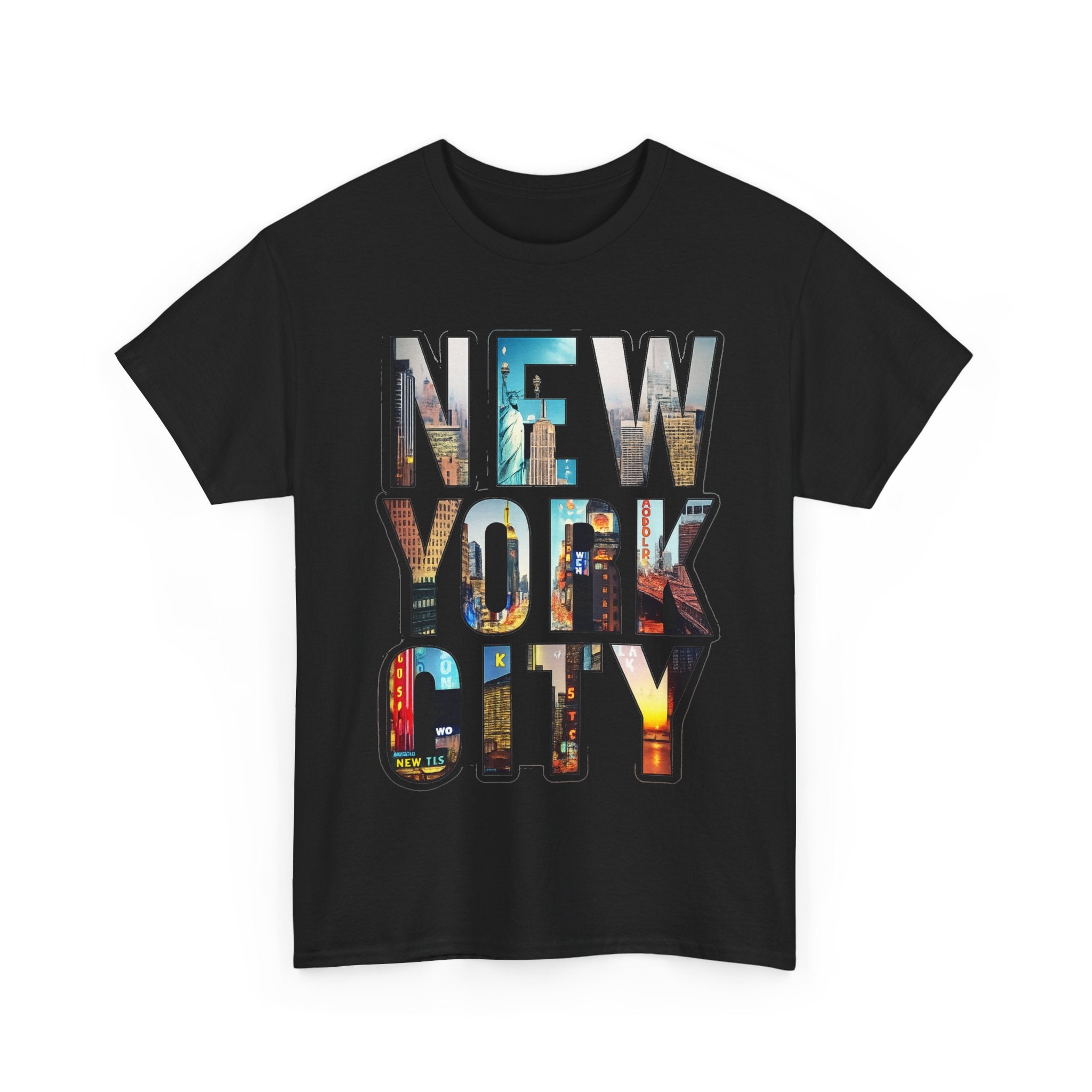 New York City Photo-Block Tee — Vintage Skyline Graphic T-Shirt