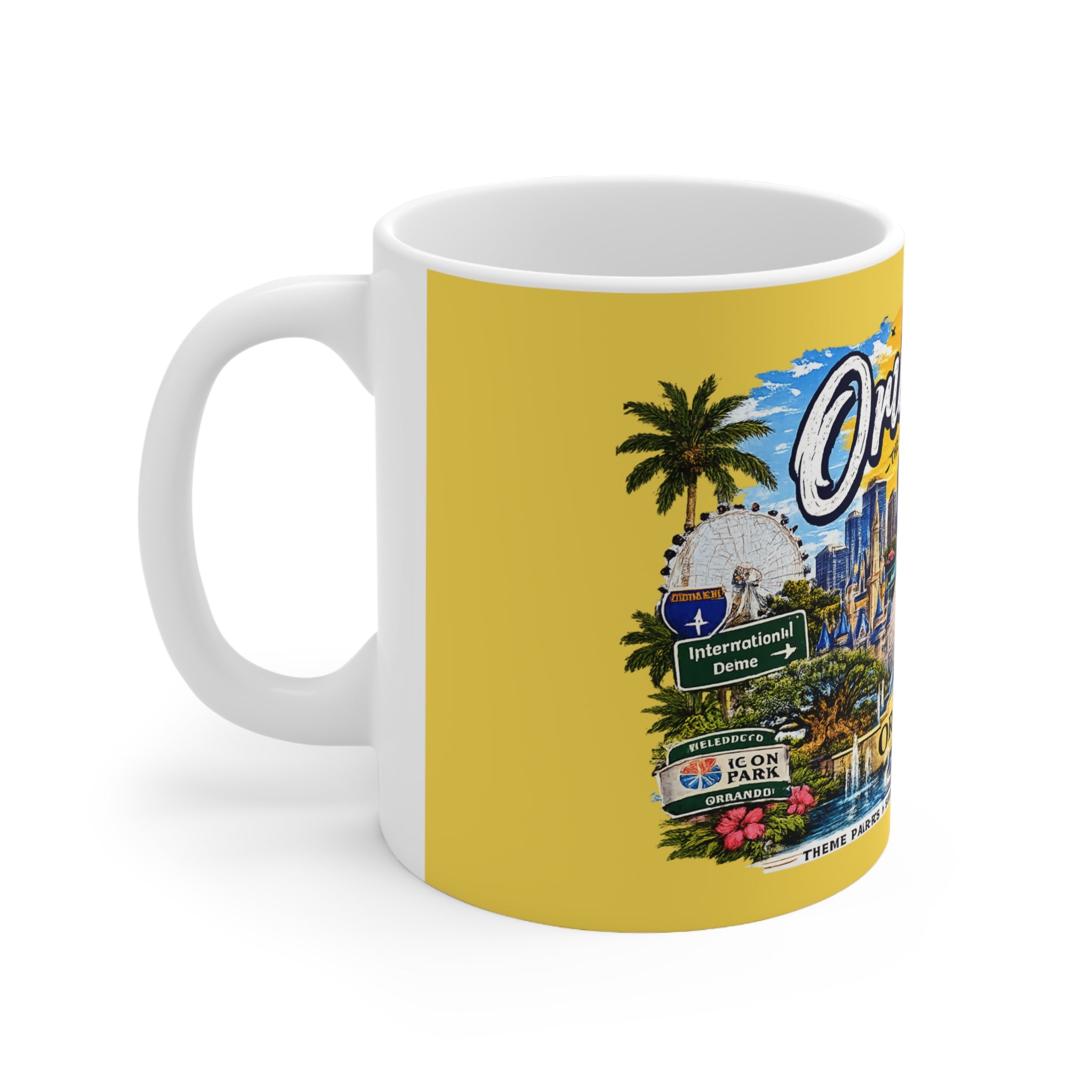 Orlando Souvenir Coffee Mug — ‘Orlando The City Beautiful’ 11oz & 15oz Ceramic