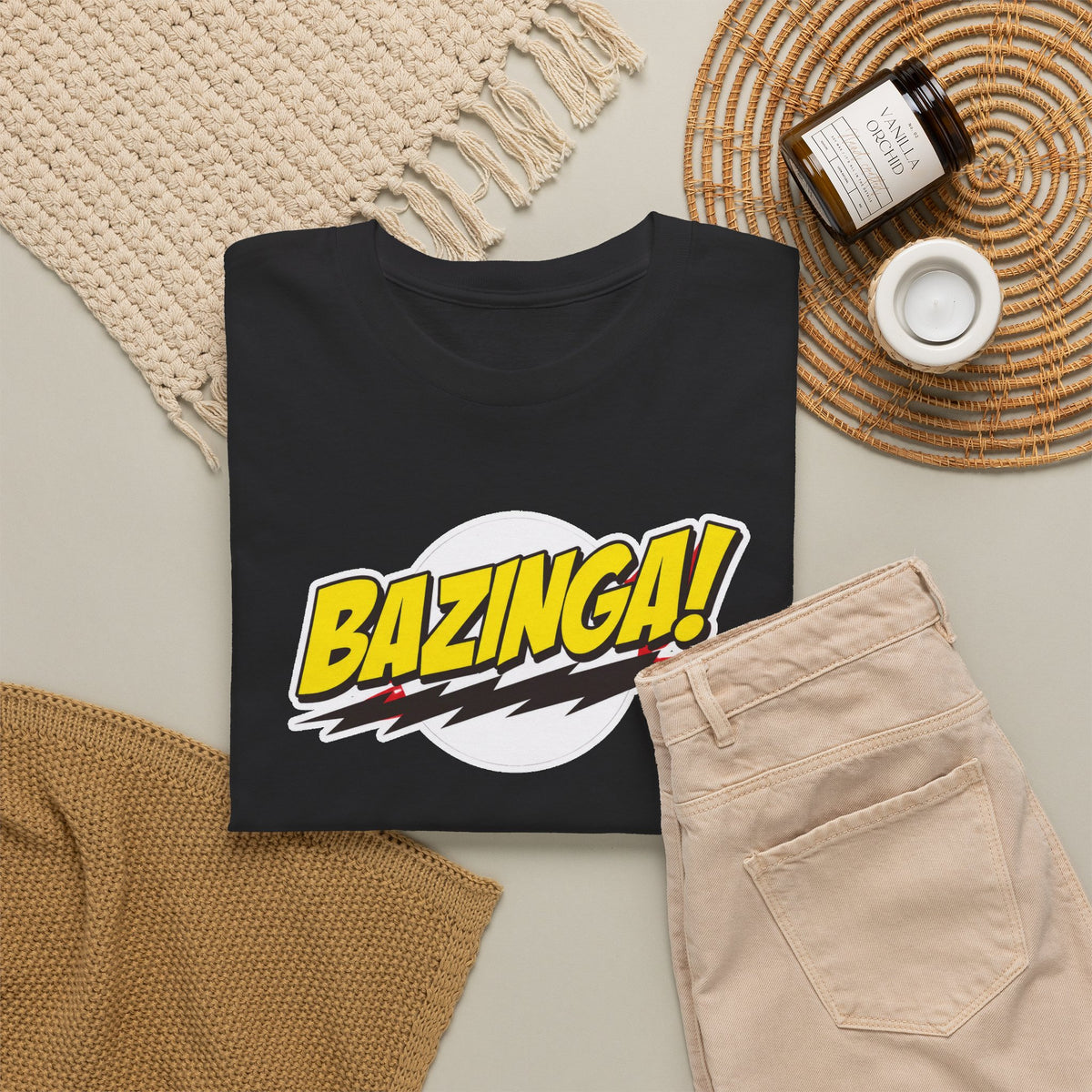 Bazinga! Graphic Cotton T-Shirt