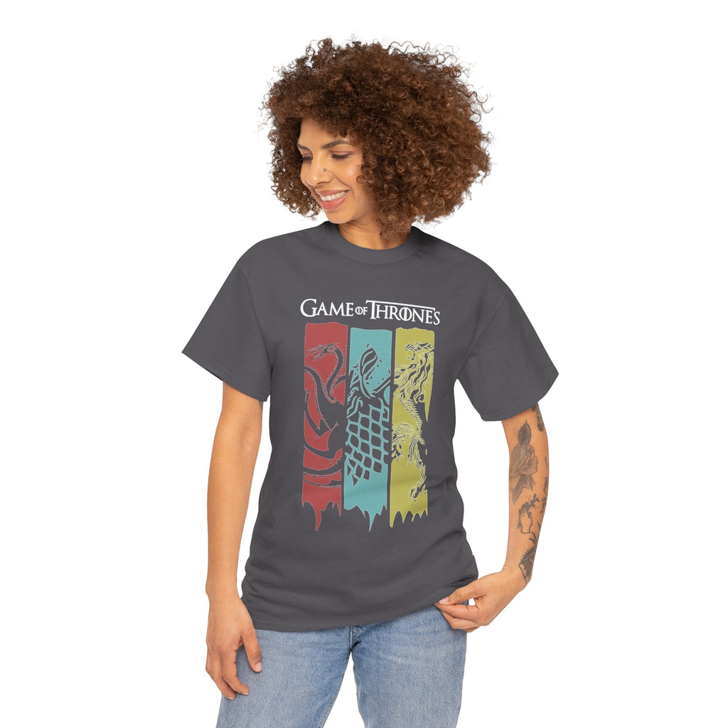 Game of Thrones House Sigils T-Shirt — Stark Lannister Tully Banner Tee
