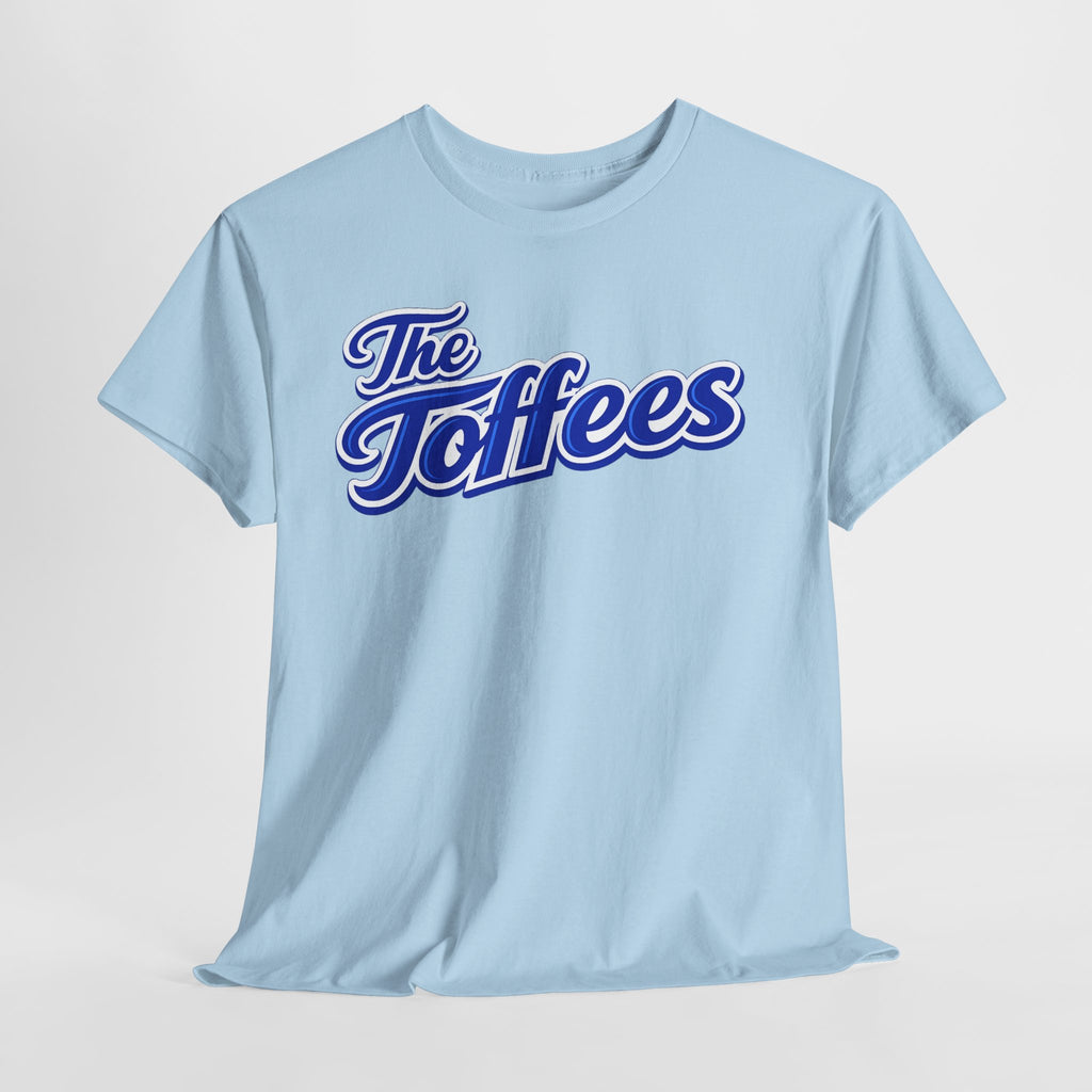 The Toffees Script Tee — Vintage Blue Logo T-Shirt