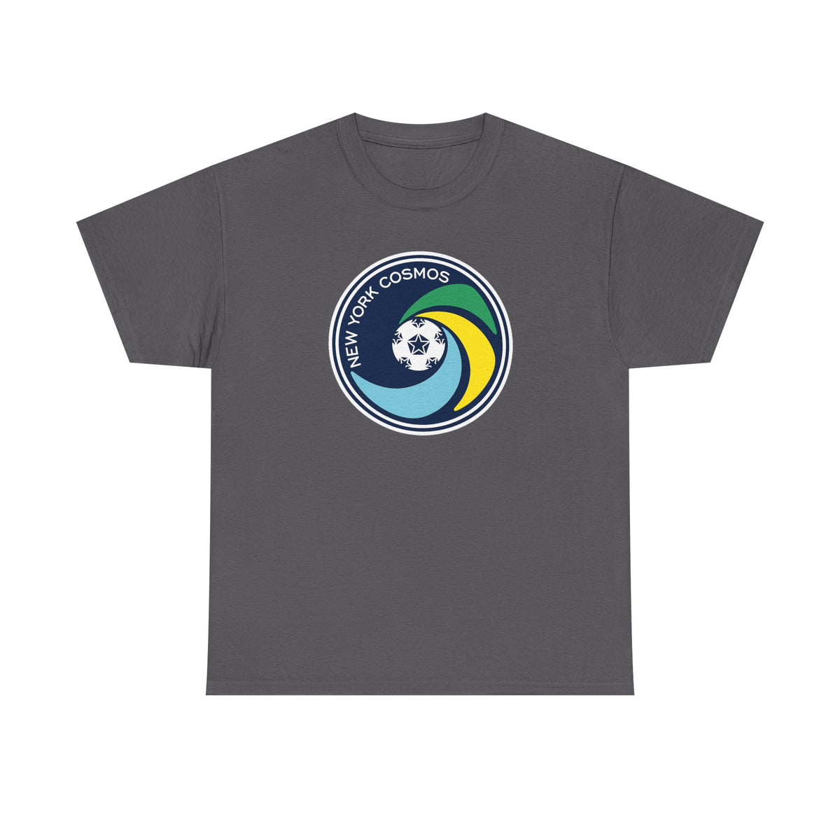 New York Cosmos Retro Logo Cotton T‑Shirt — Vintage Soccer Tee