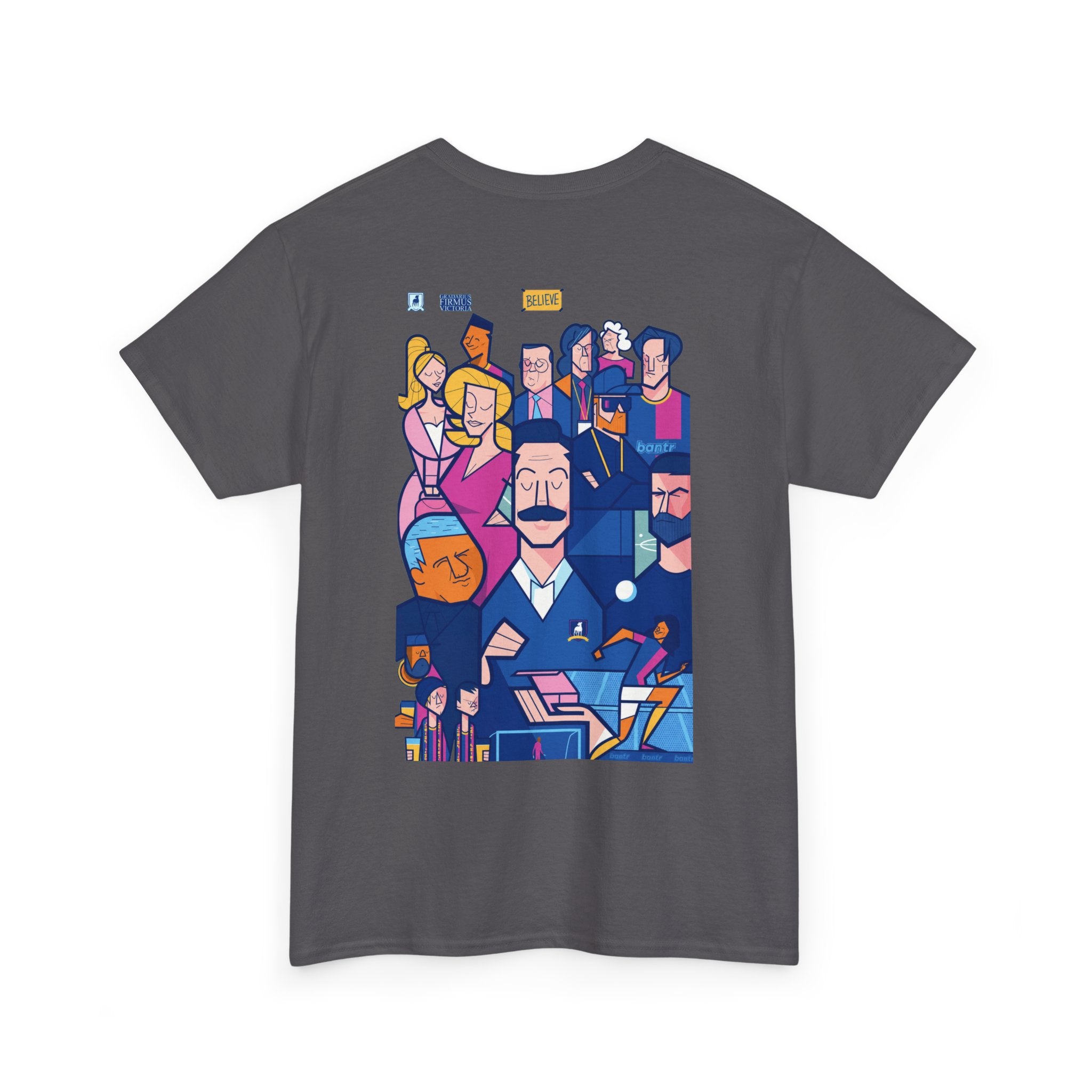 Ted Lasso Inspired Graphic Tee — Retro Team Illustration