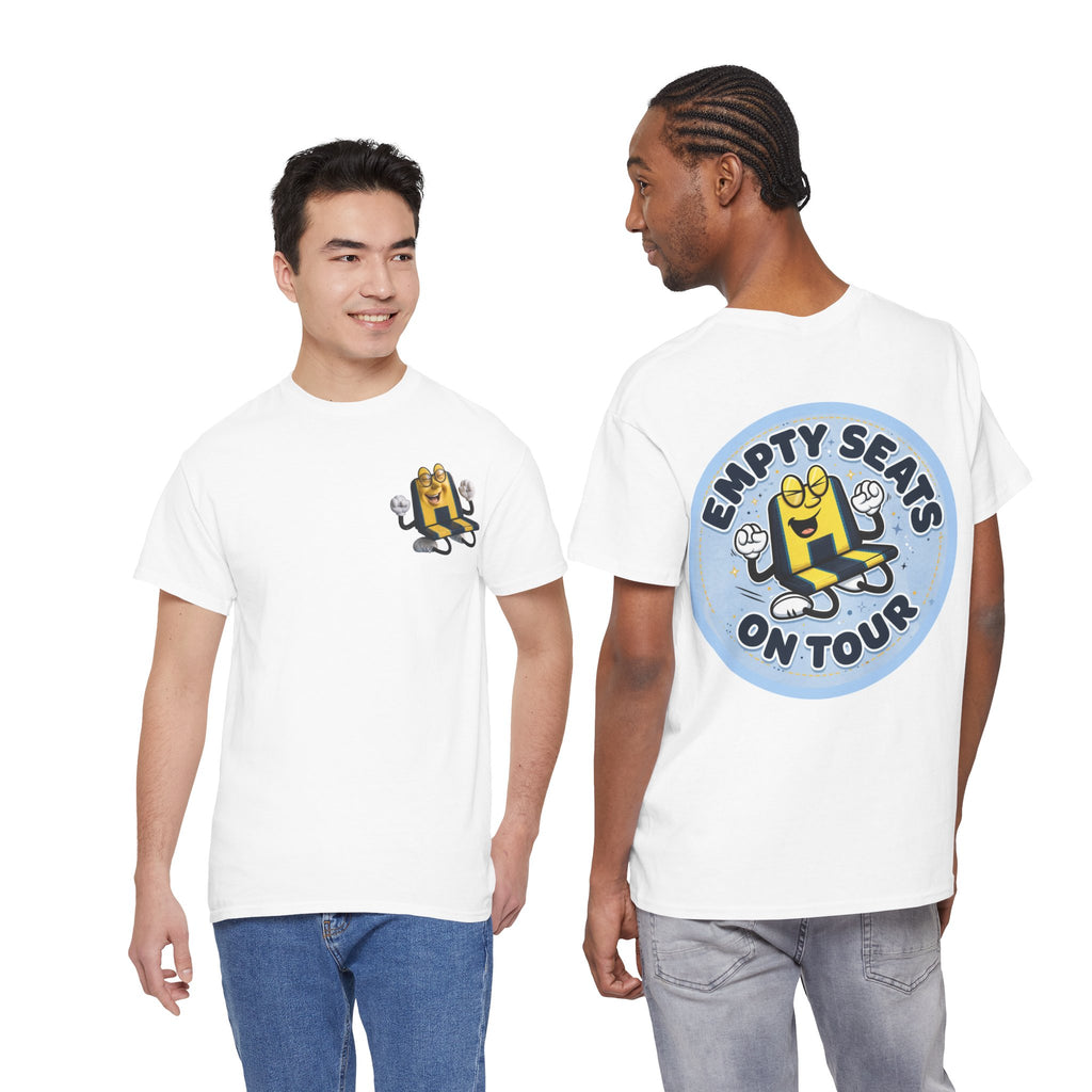 Manchester City T‑Shirt — "Empty Seats On Tour" Cartoon Seat Graphic Tee