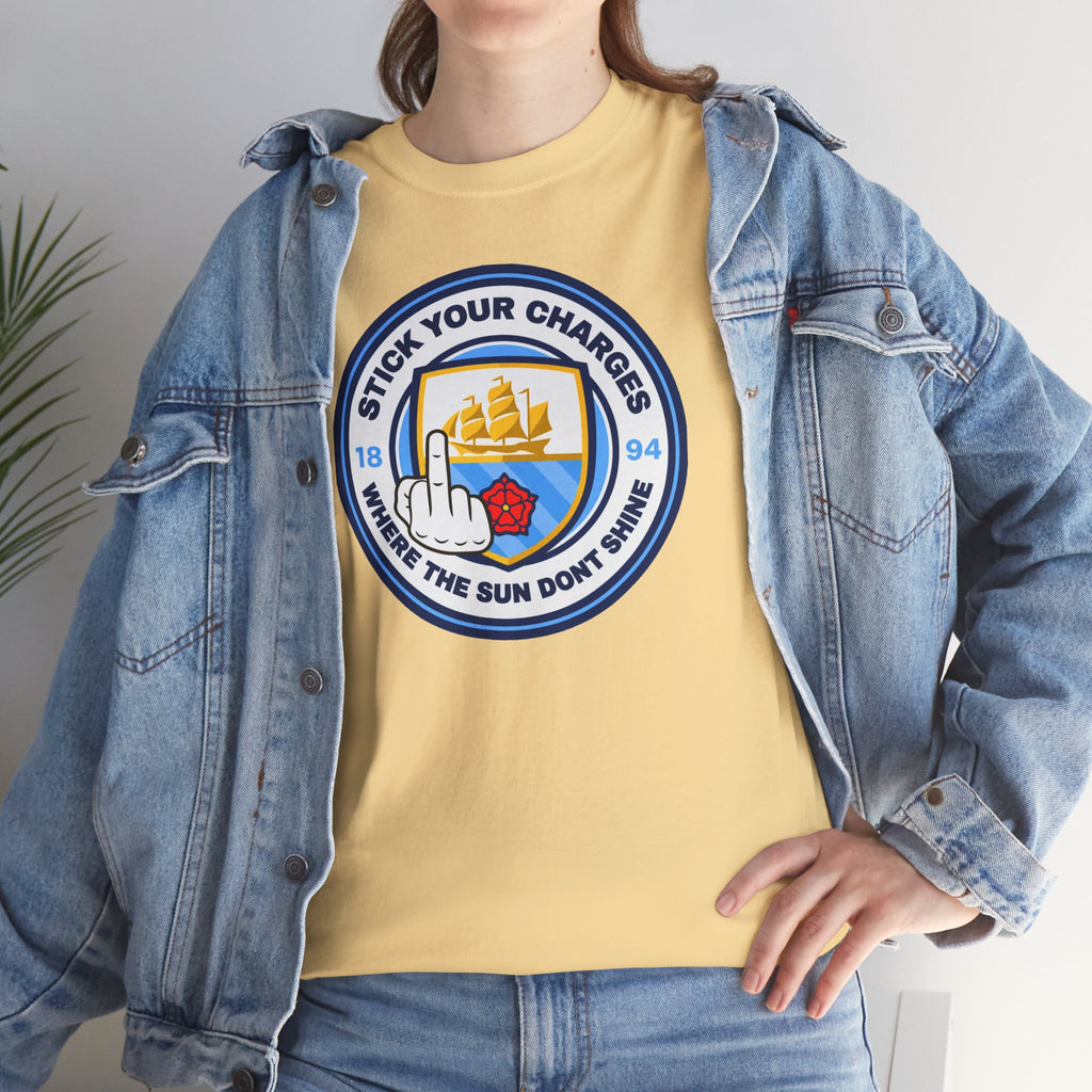 Manchester City "Stick Your Charger Where the Sun Don't Shine" Cotton t-shirt