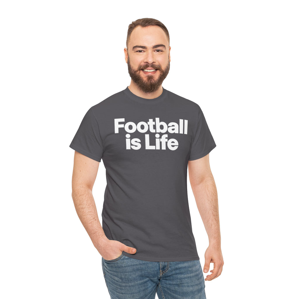 Football Is Life T-Shirt — Bold Graphic Tee for Fans & Players