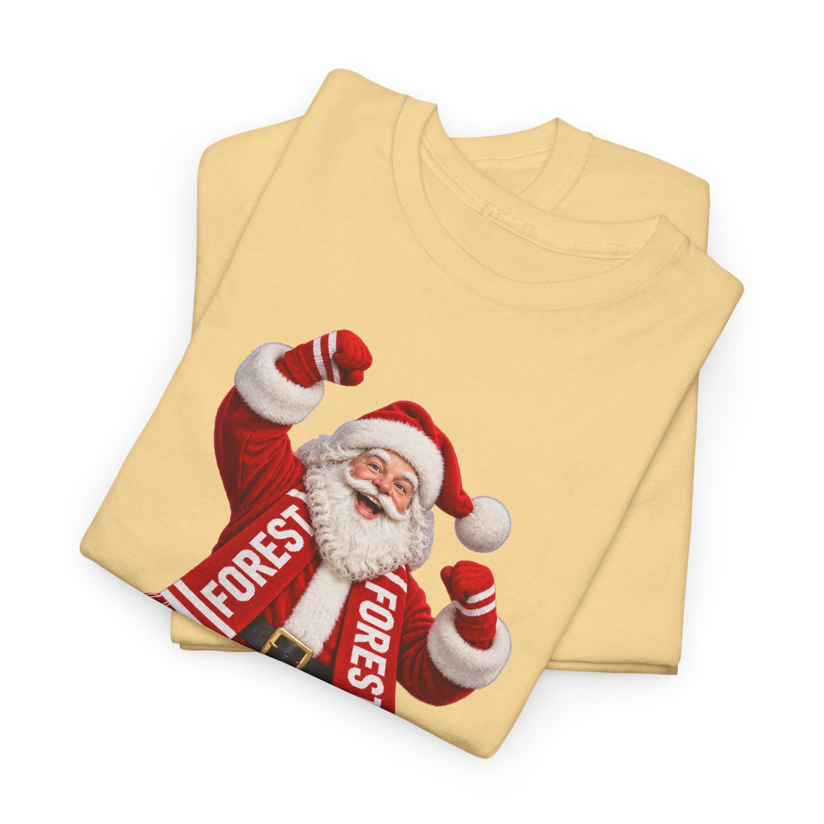 Nottingham Forest Santa Claus Dancing T‑Shirt — Vintage Christmas Holiday Tee