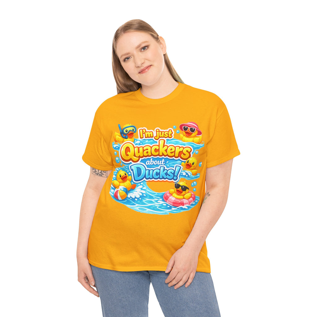 I'm Just Quackers About Ducks! Cute Rubber Duck Pool Tee