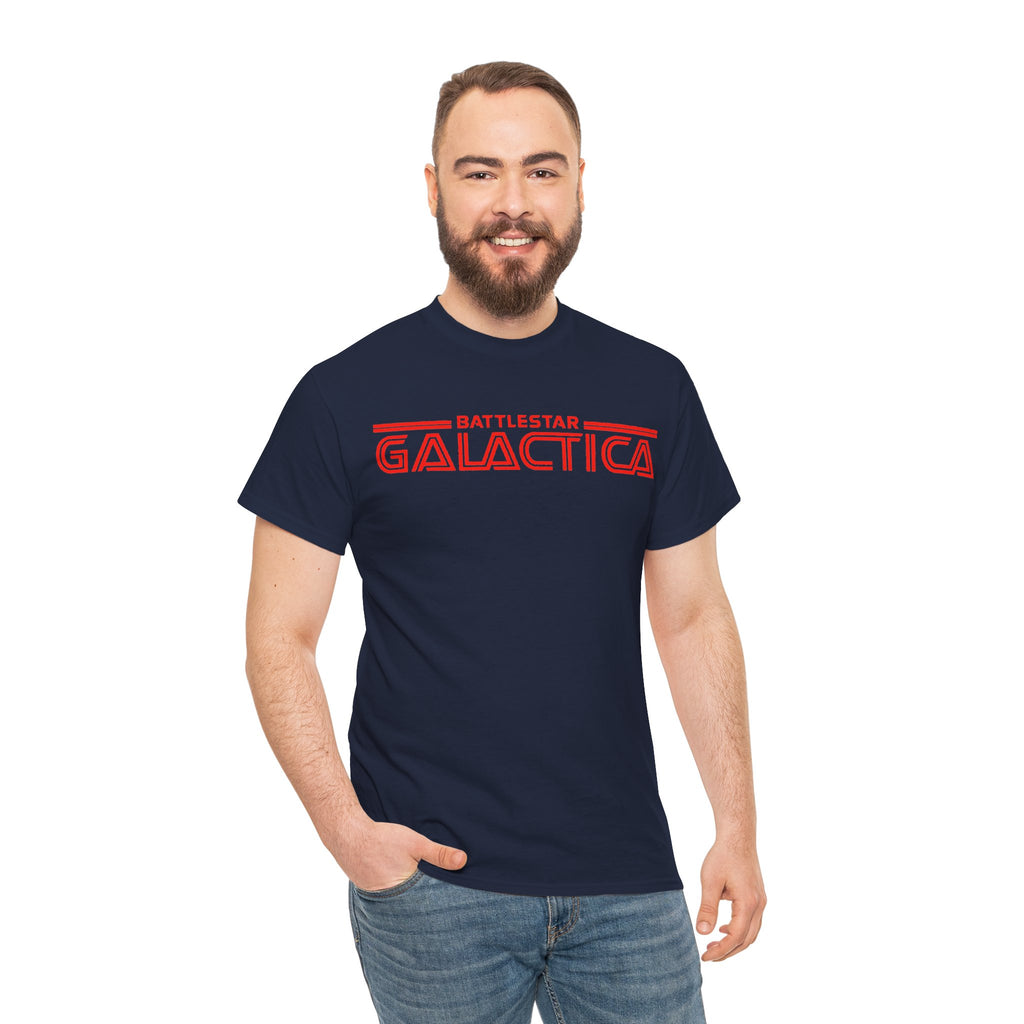Battlestar Galactica Graphic Tee — "So Say We All" Viper Ship Sci‑Fi T‑Shirt