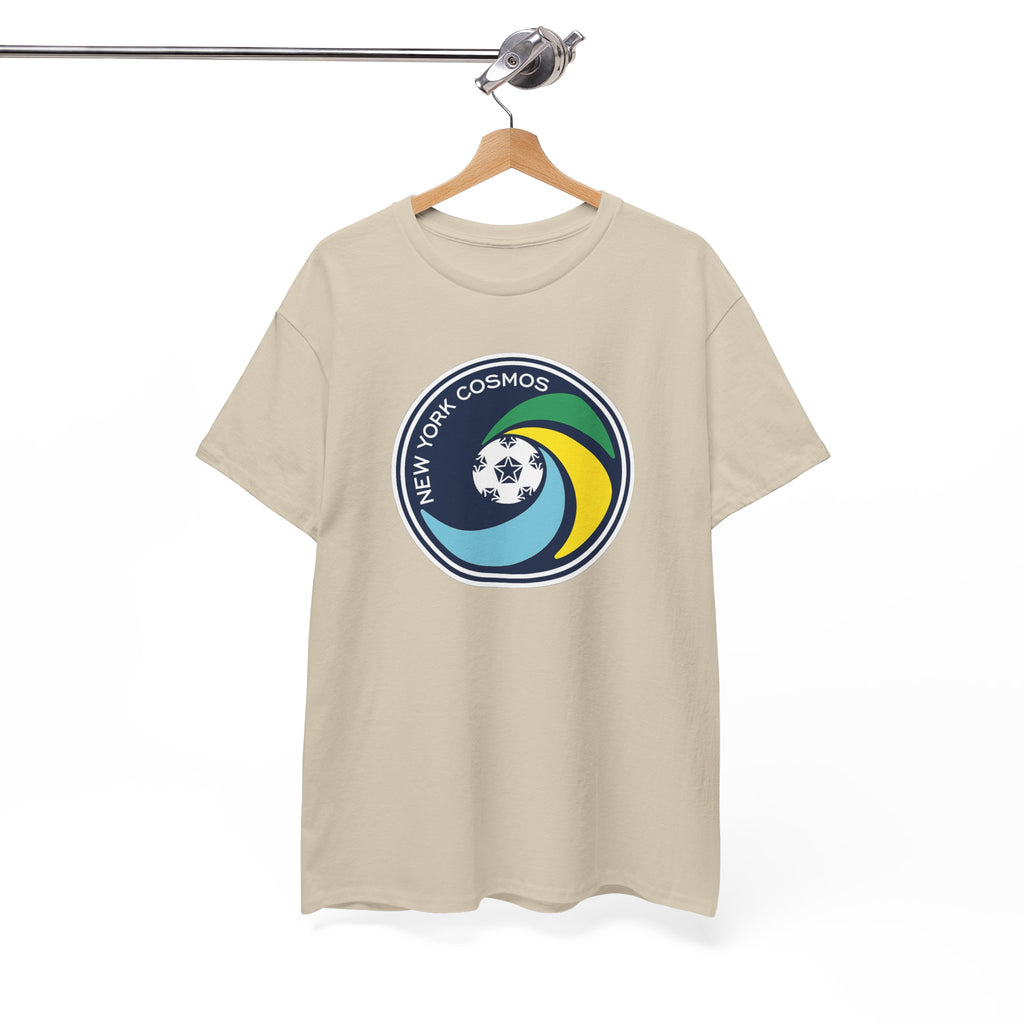 New York Cosmos Retro Logo Cotton T‑Shirt — Vintage Soccer Tee