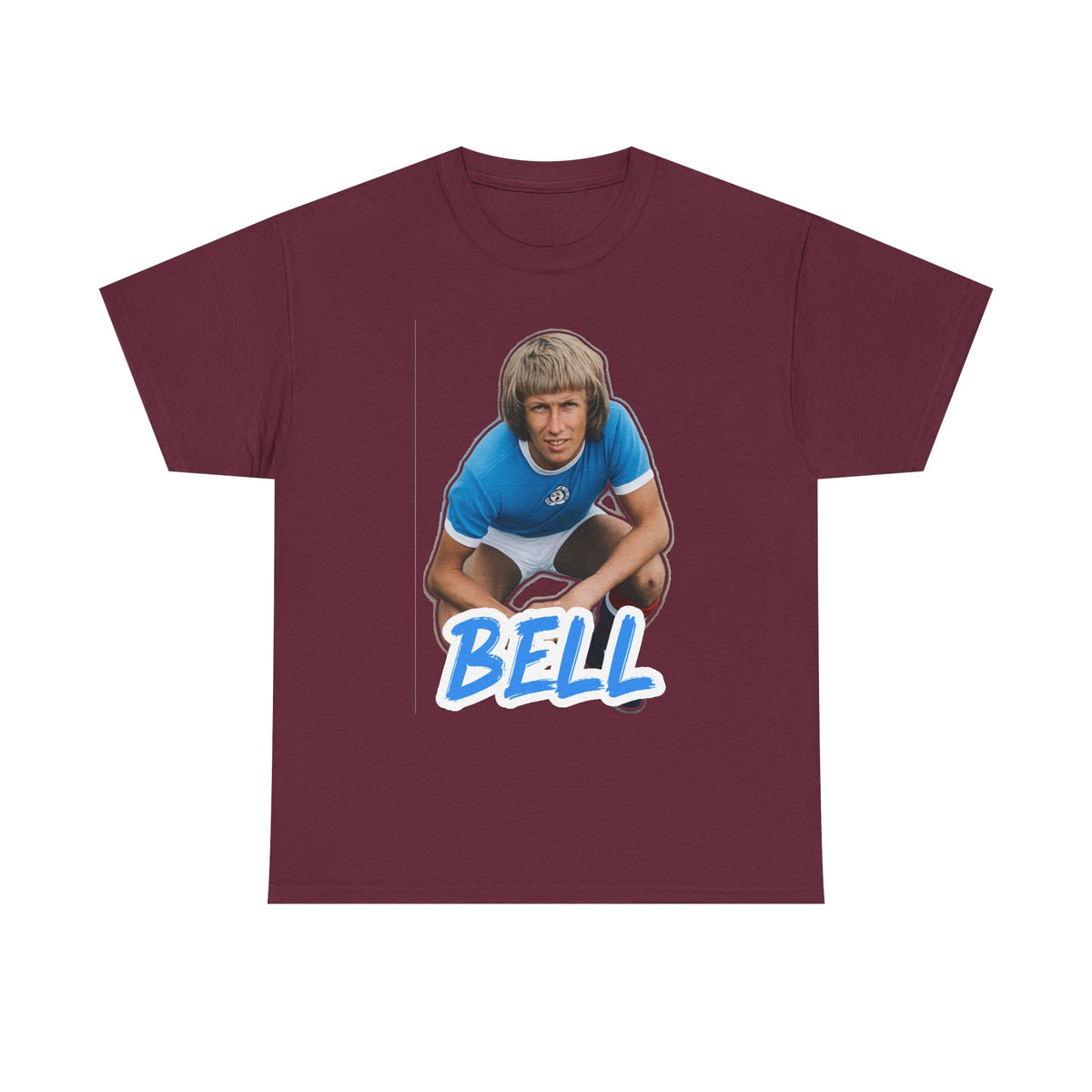 Colin Bell Manchester City Legend Retro Soccer Tee — Vintage Player Graphic T-Shirt