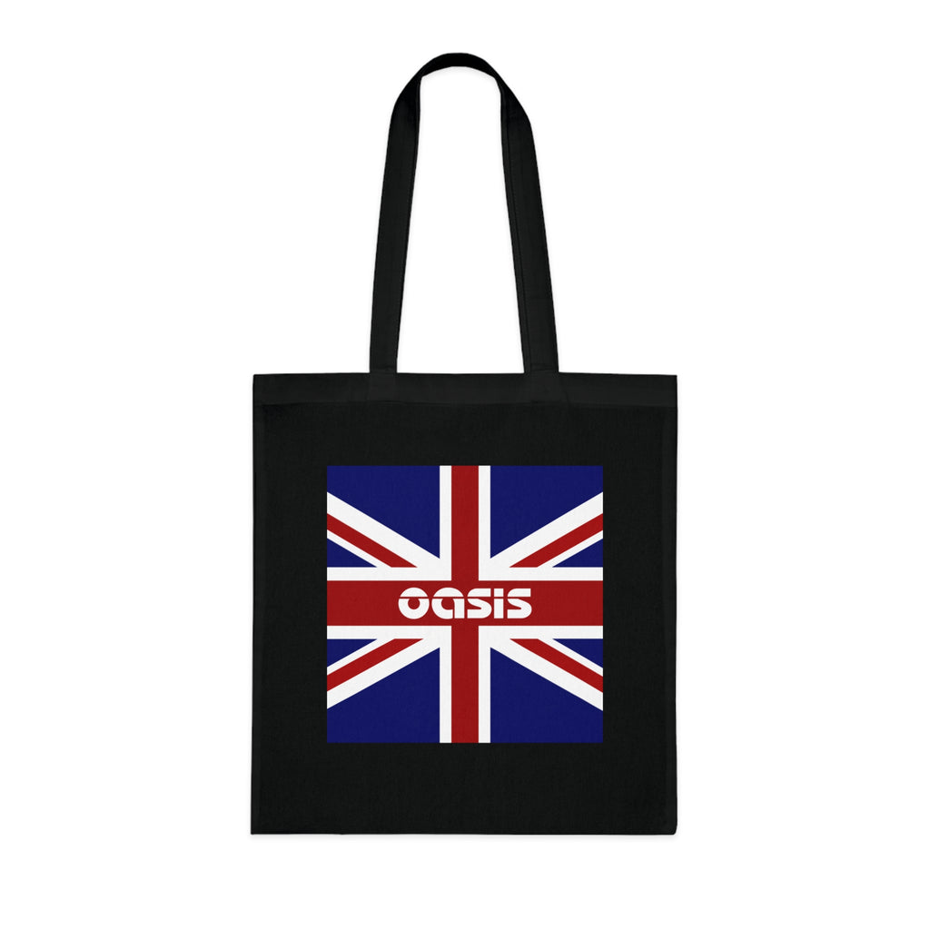 Union Jack Oasis Tote Bag — British Flag Cotton Shopper