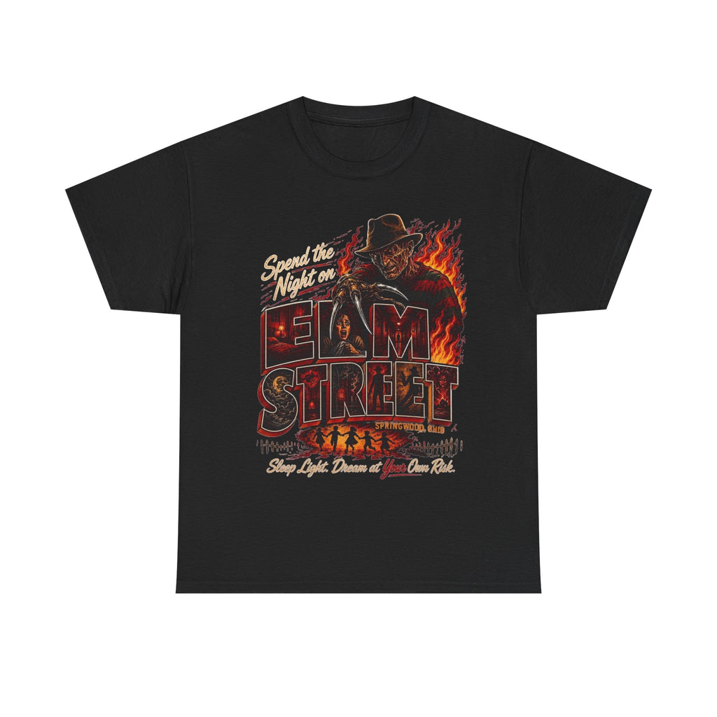 Elm Street Horror Tee — Retro Freddy Krueger Movie Shirt