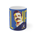 Ted Lasso Inspired Unofficial Believe Pop-Art Ceramic Coffee Mug — Inspirational Retro Portrait, 11oz & 15oz
