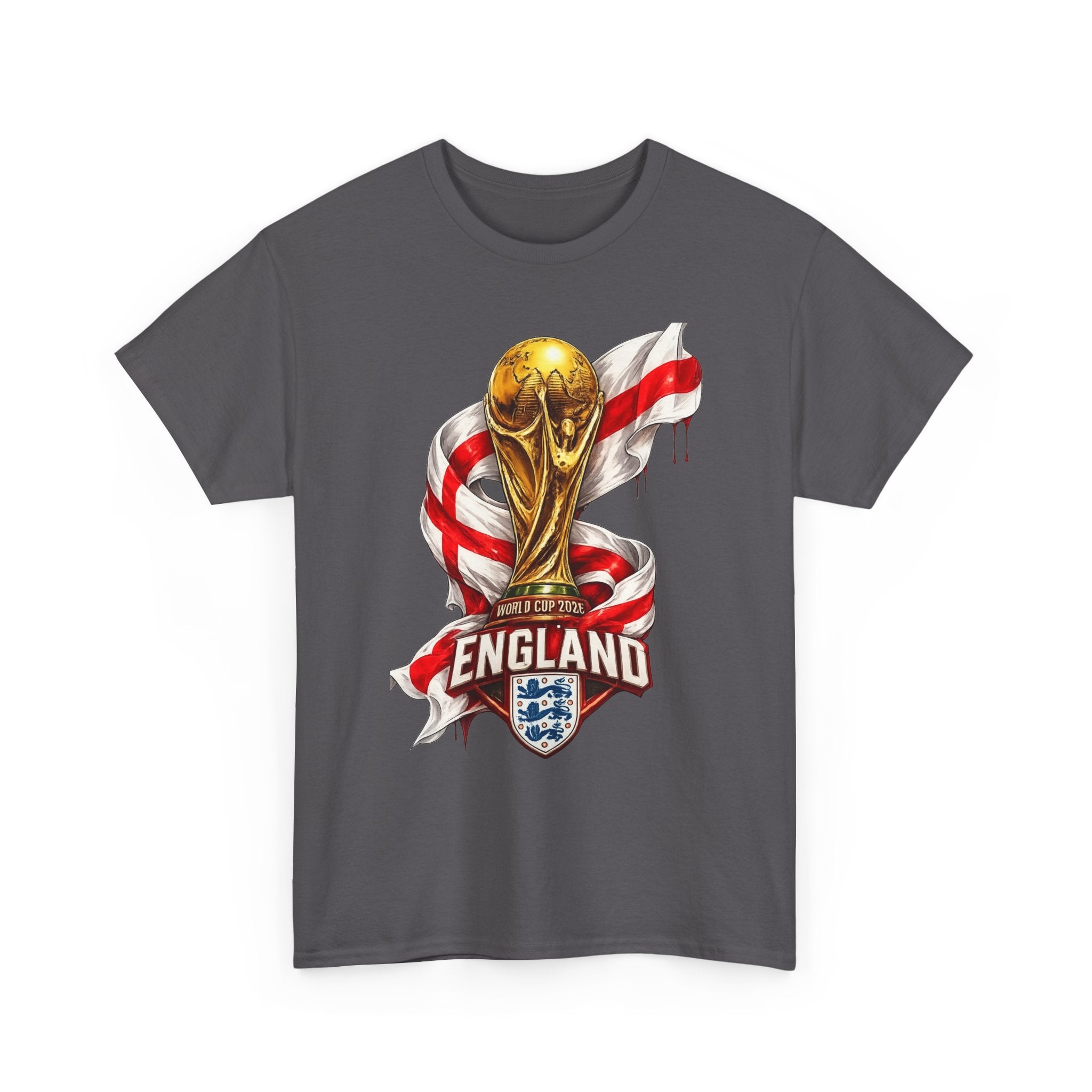 England World Cup Trophy T‑Shirt — St George's Cross Football Fan Tee