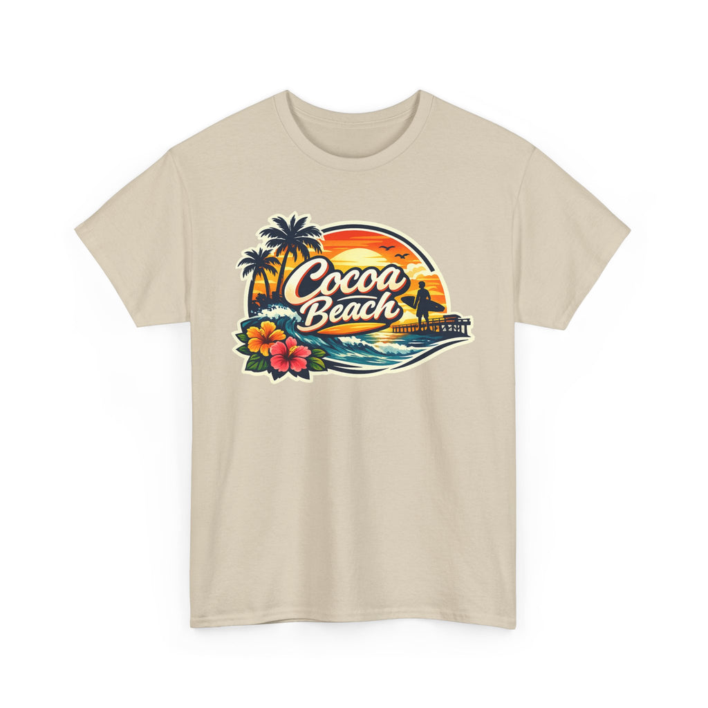 Cocoa Beach Vintage Sunset T-Shirt