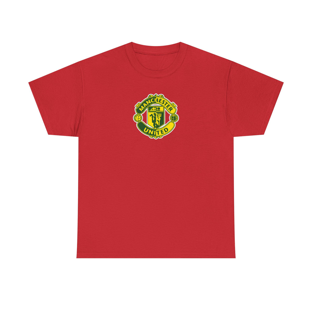 Manchester United Retro Crest Cotton T-Shirt