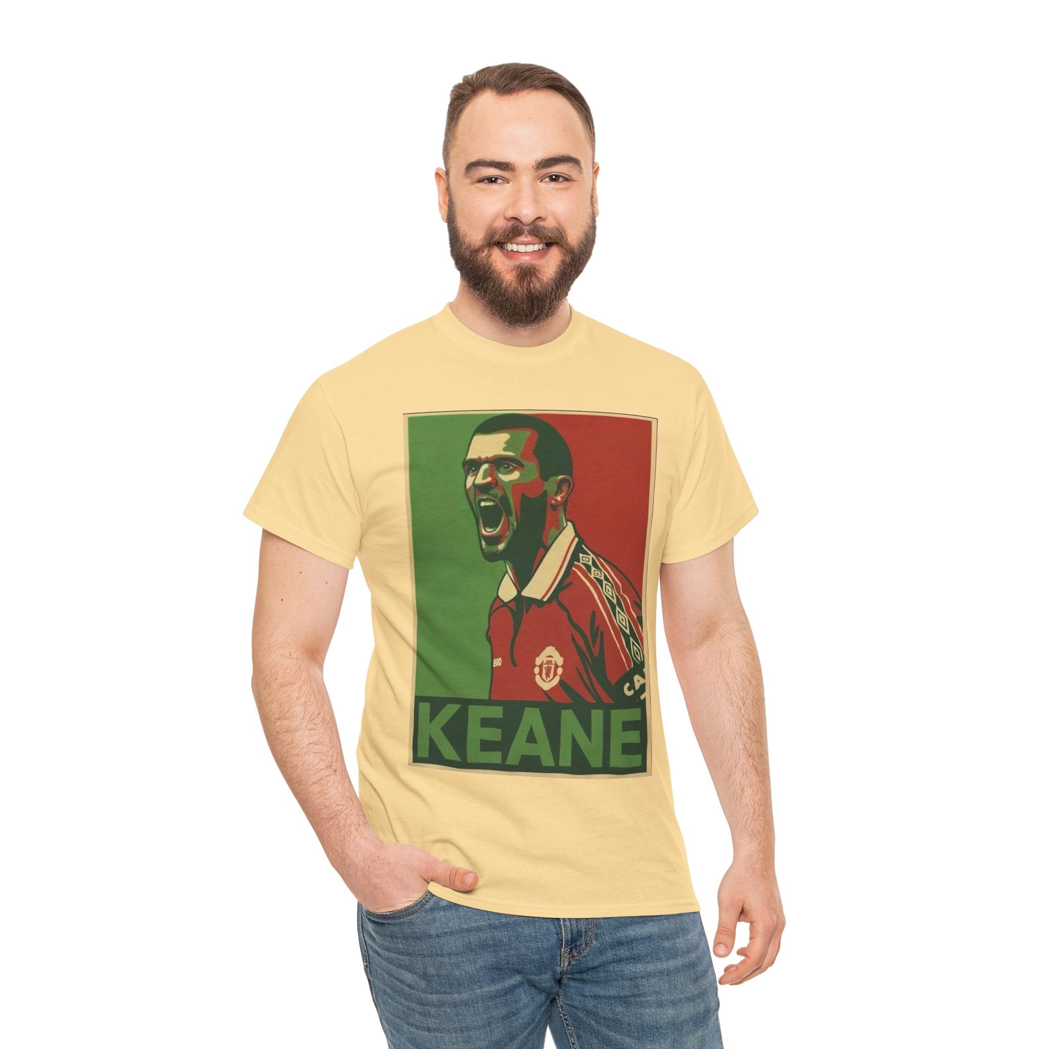 Roy Keane Manchester United Legend Retro Football Tee