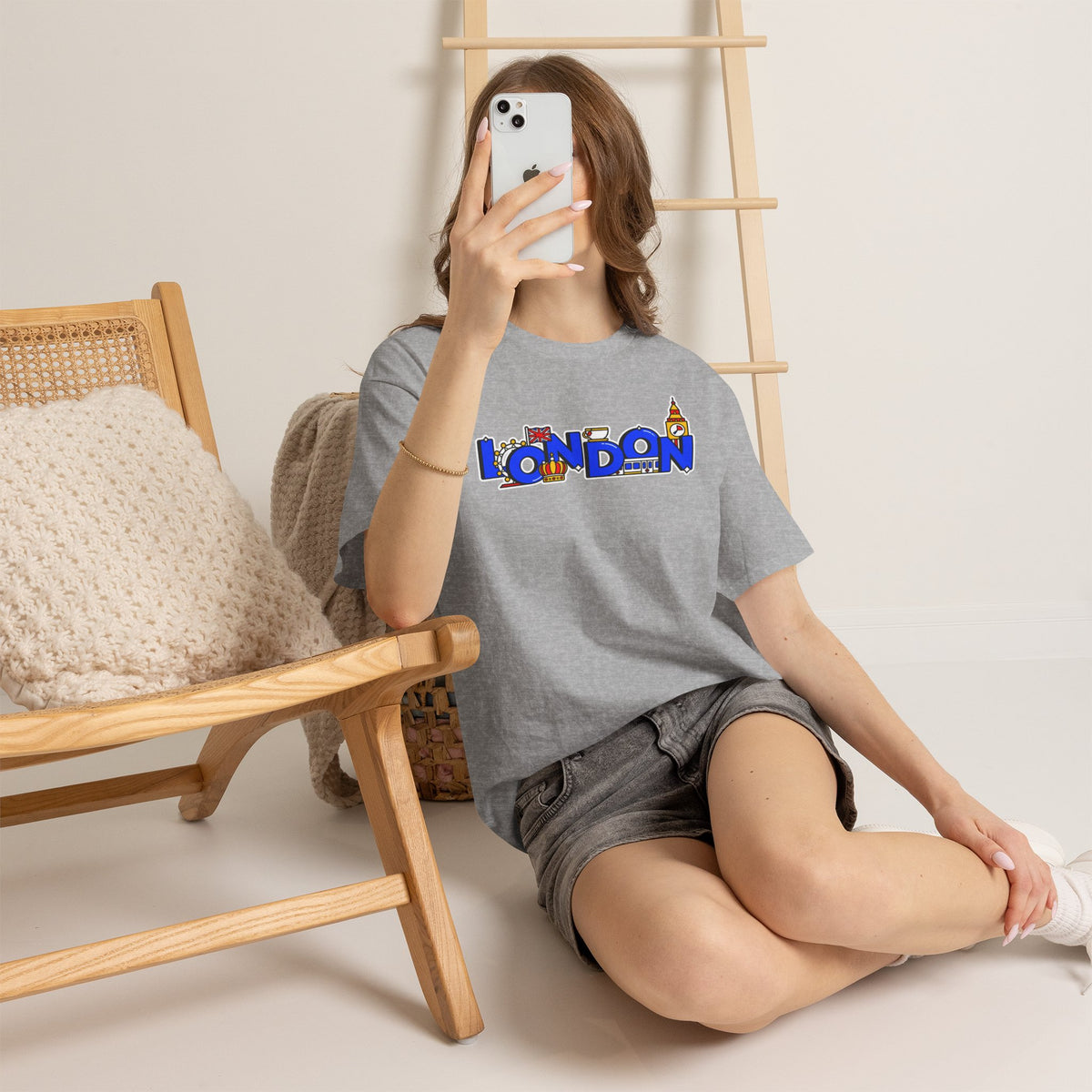London Cityscape Tee — Illustrated London Landmarks Shirt