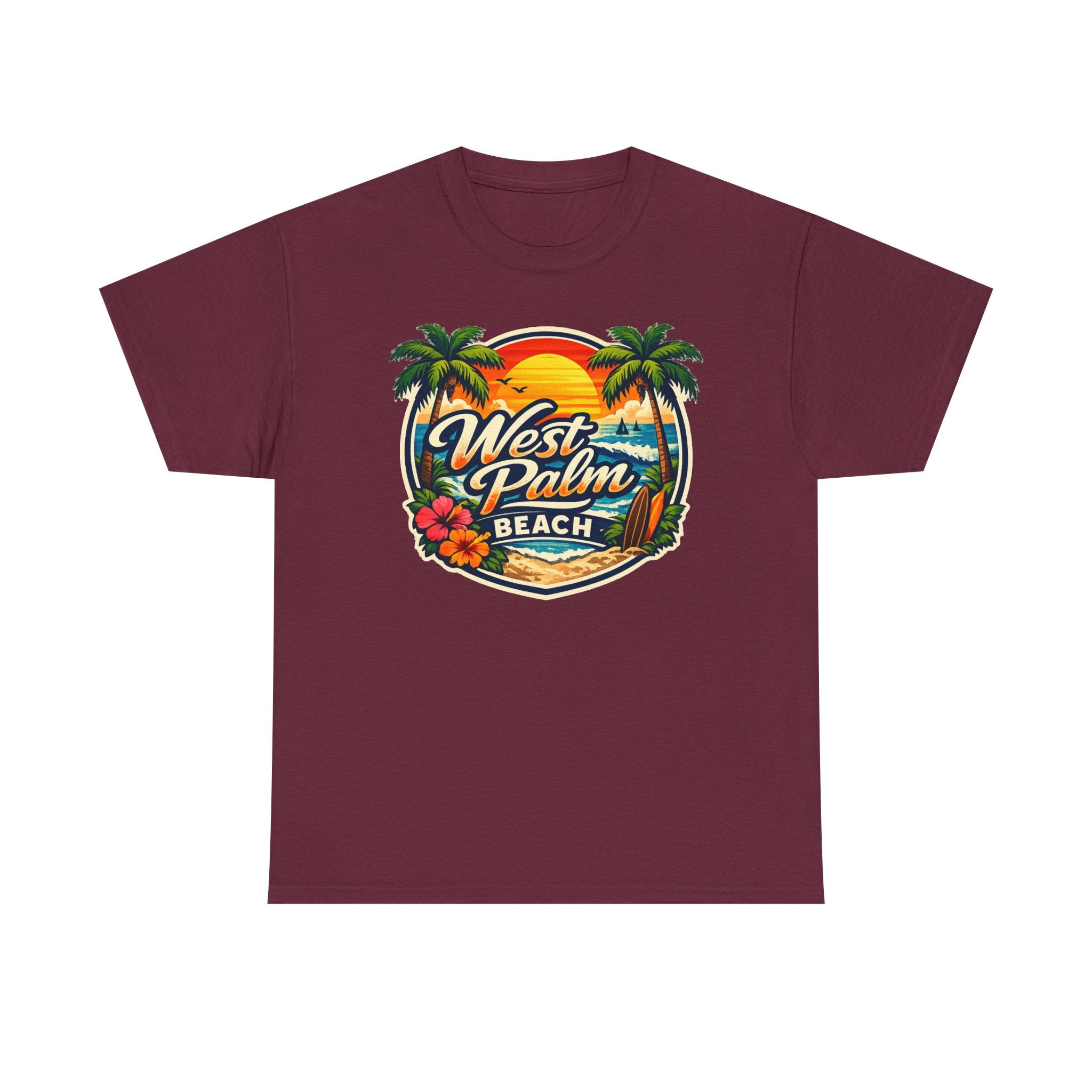West Palm Beach Retro Sunset T-Shirt