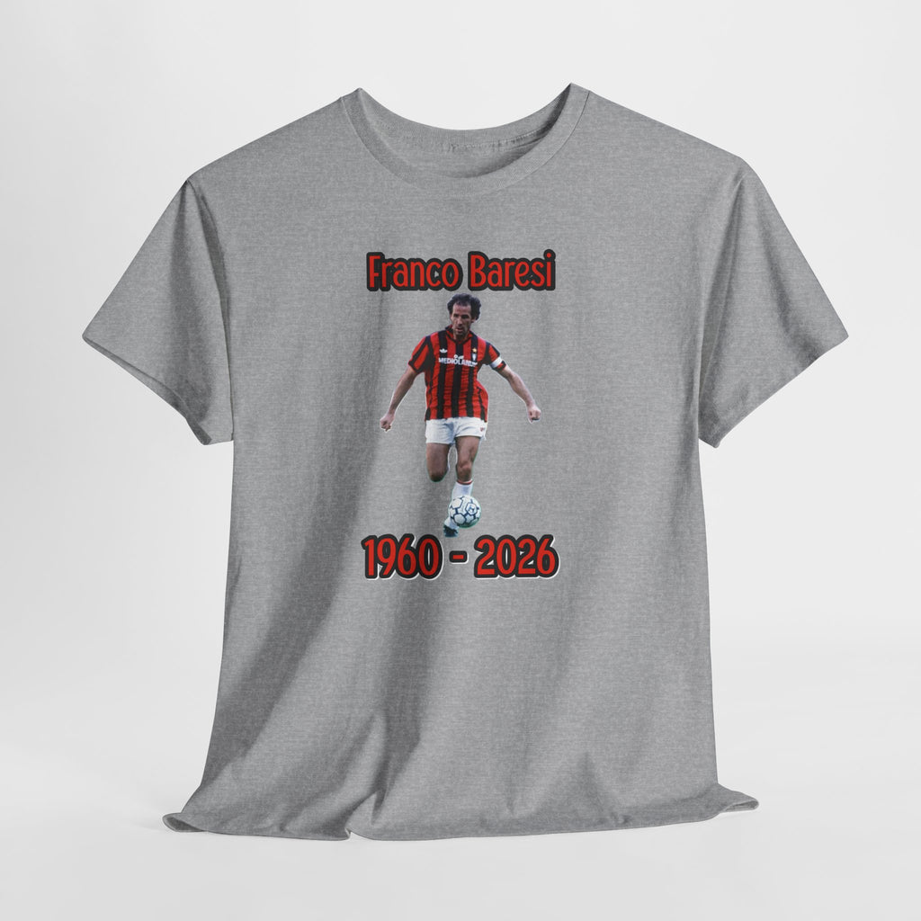 Franco Baresi 1960–2023 Memorial Soccer Tribute Tee