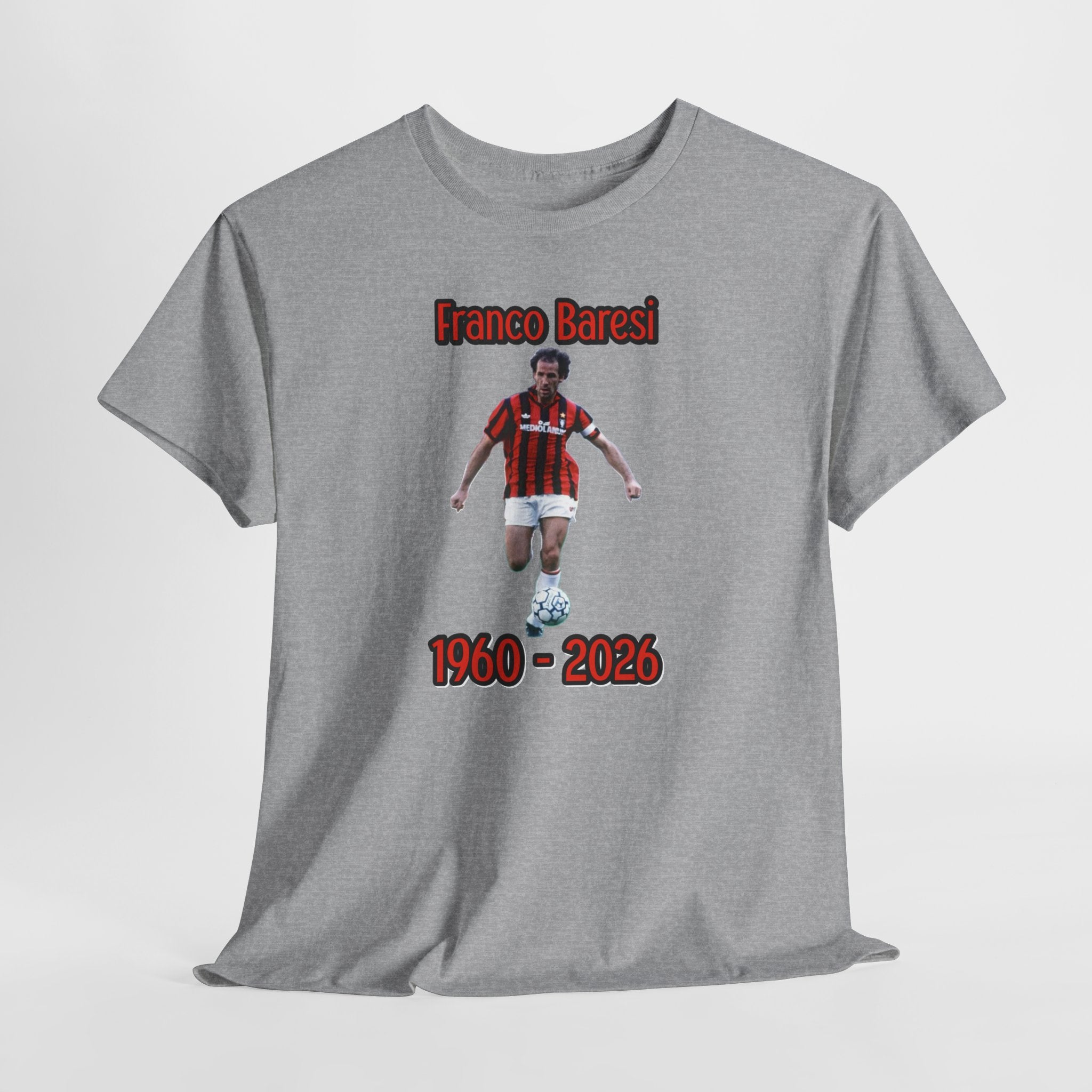 Franco Baresi 1960–2023 Memorial Soccer Tribute Tee