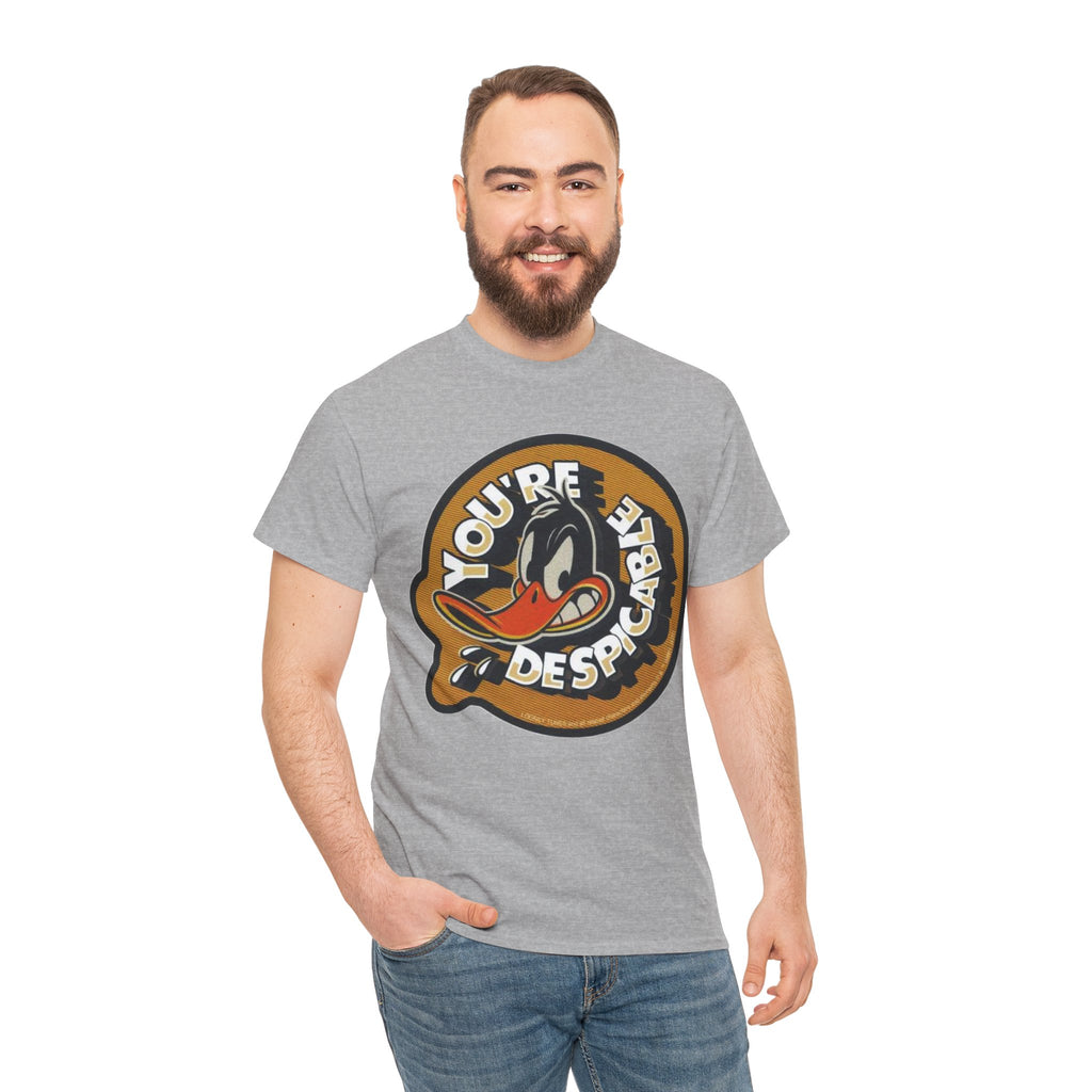 Vintage Daffy Duck Graphic Tee — “You're Despicable” Retro Cartoon Shirt