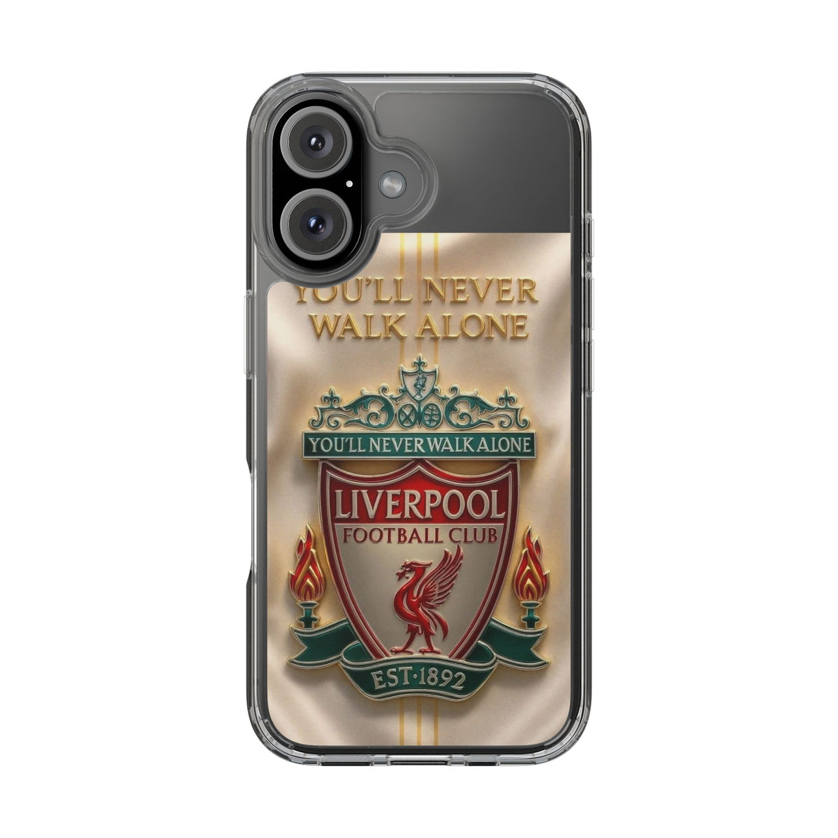 Liverpool FC 'You'll Never Walk Alone' Clear Phone Case
