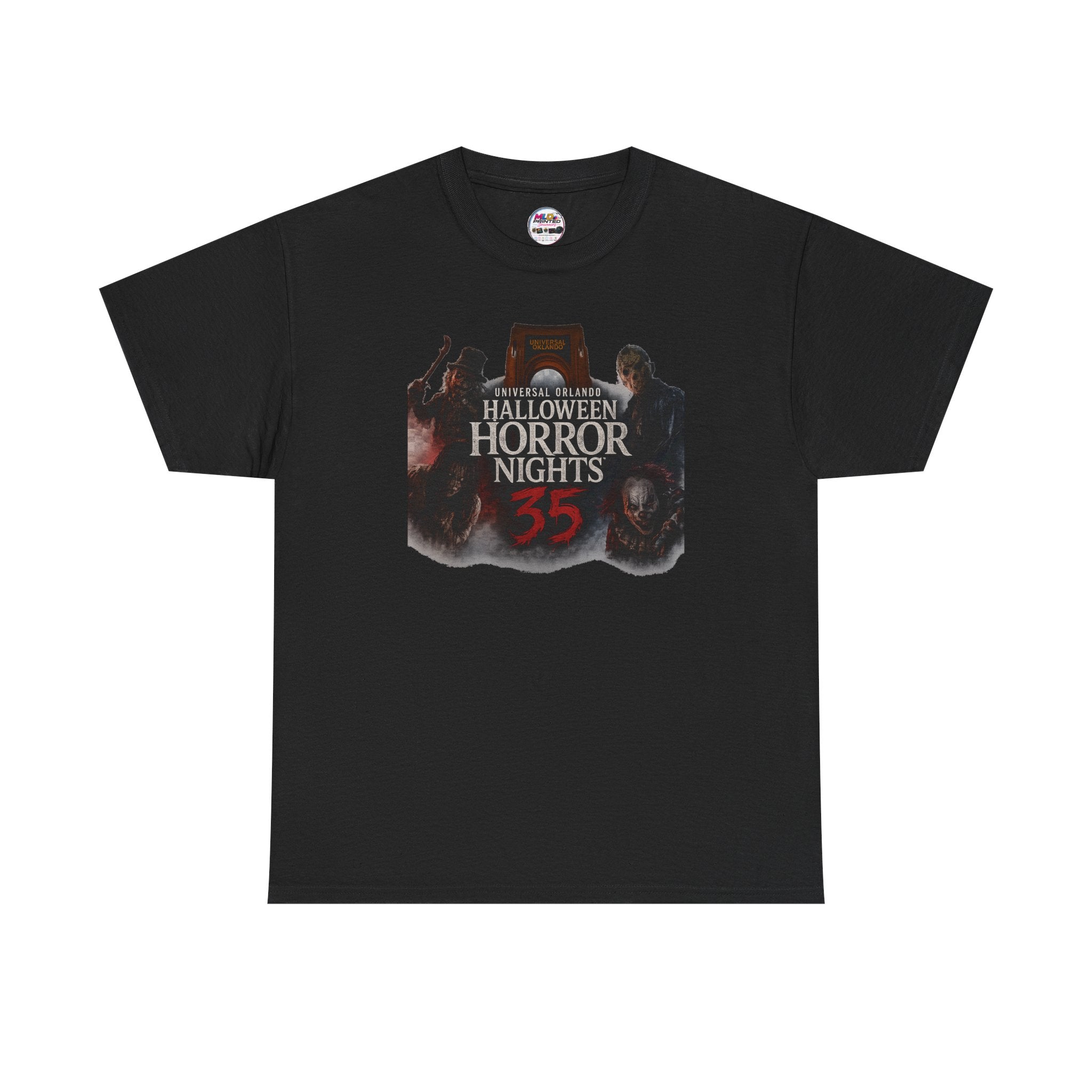 Halloween Horror Nights 35 T-Shirt — Haunted House & Nightmares Graphic Tee