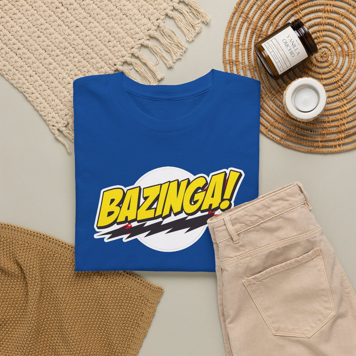 Bazinga! Graphic Cotton T-Shirt