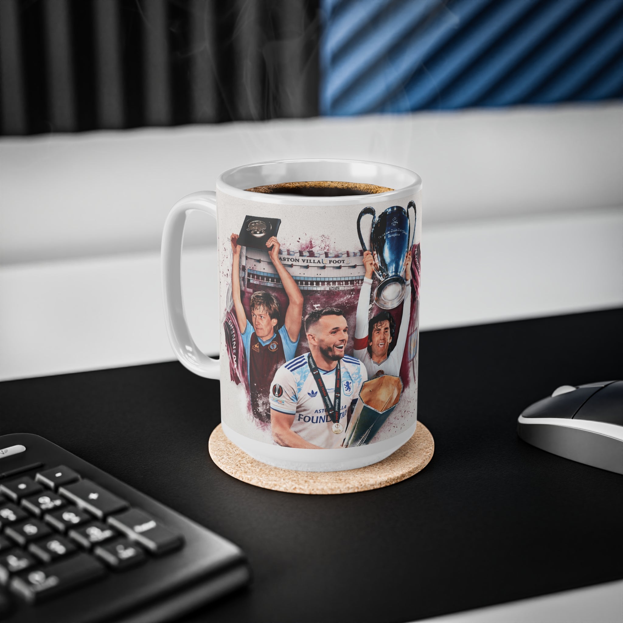 Aston Villa Captains Ceramic Coffee Mug — 11oz & 15oz